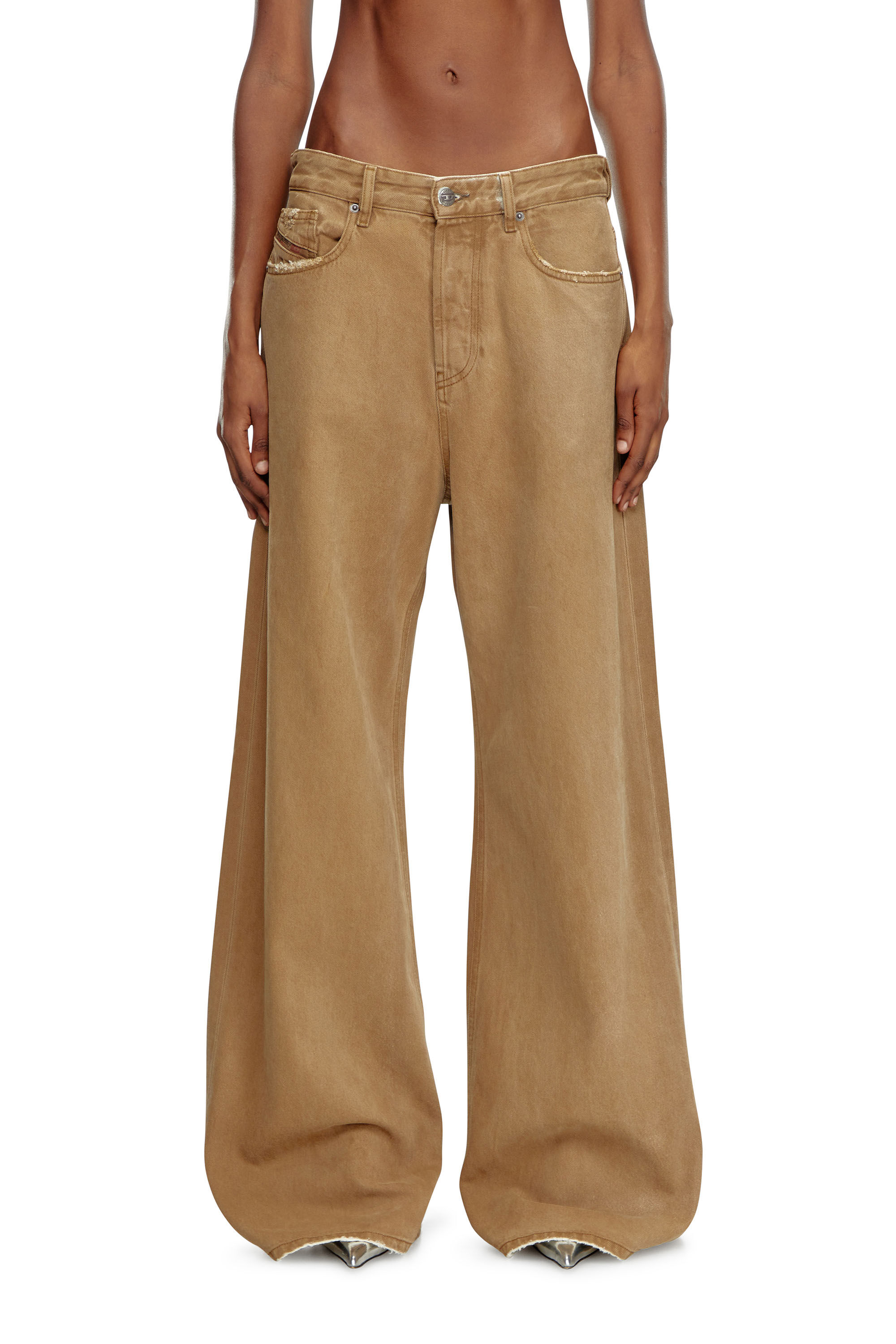 Diesel - Relaxed Jeans 1996 D-Sire 09J82 Femme, Marron Clair - Image 3