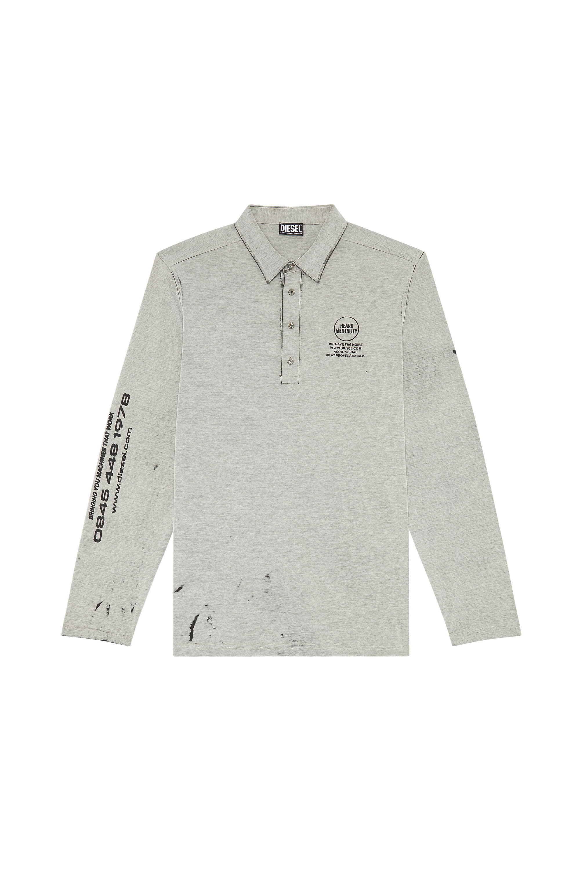 Diesel long 2025 sleeve polo