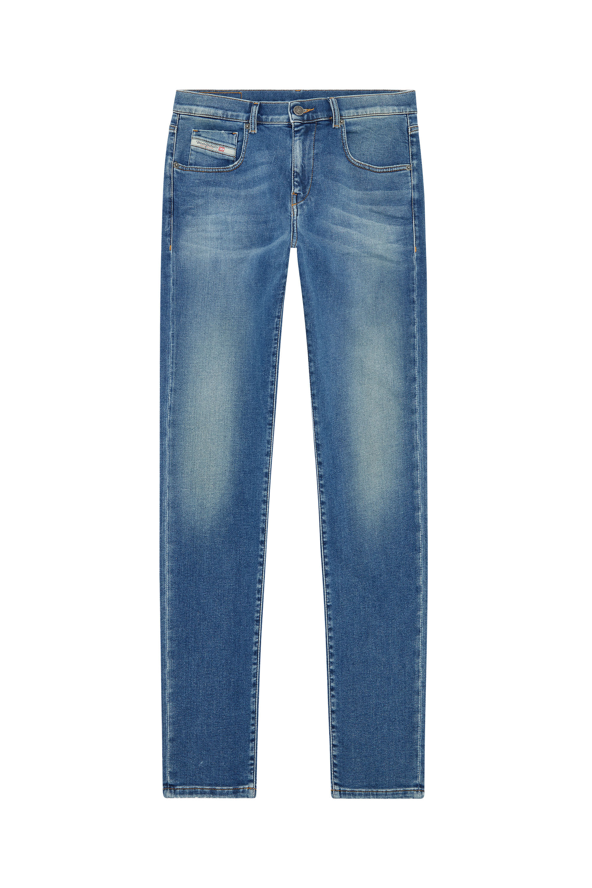 D-STRUKT-Z-T Man: Slim Medium blue Jeans | Diesel