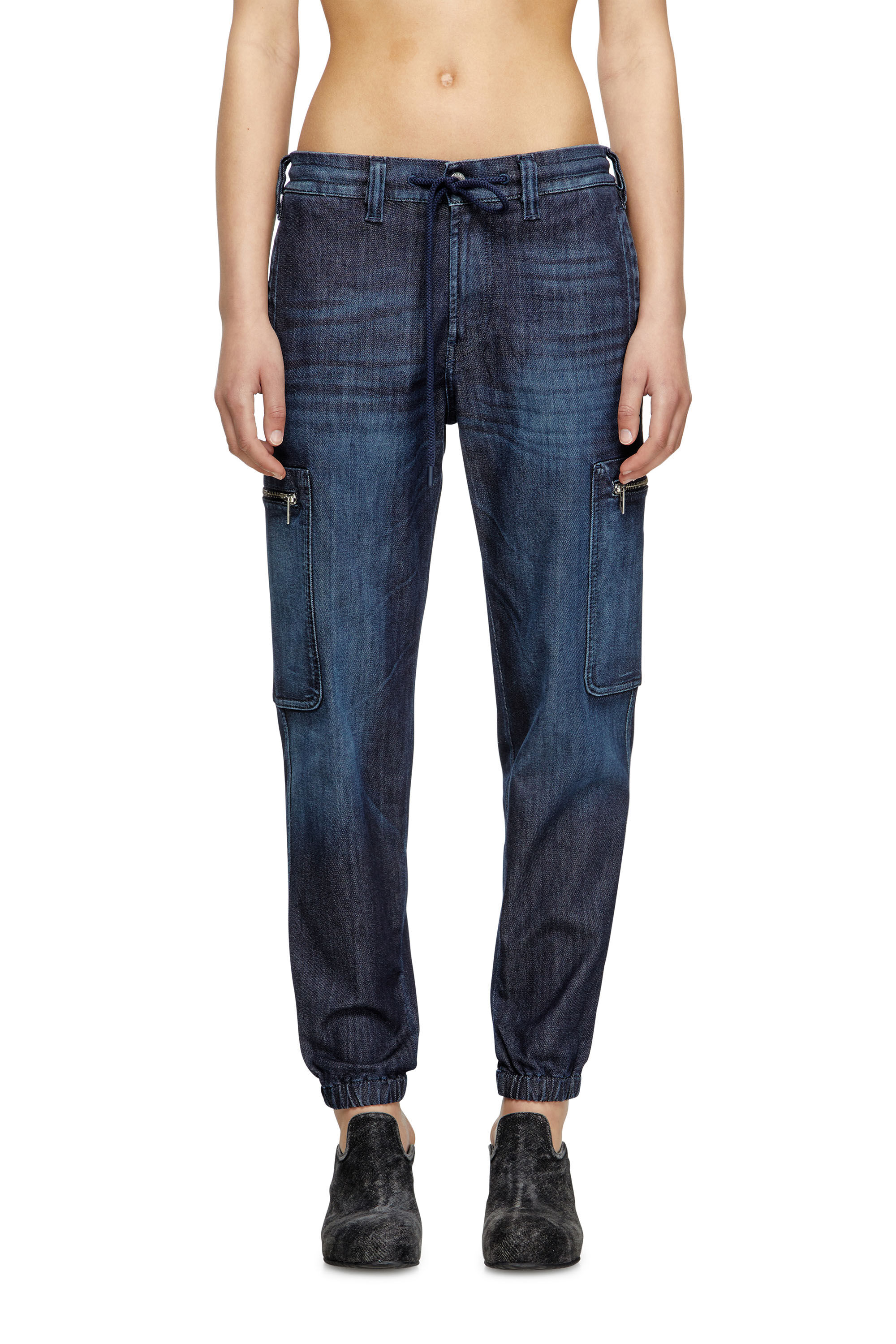 Diesel - Slim D-Lab JoggJeans® 09L11 Mixte, Bleu Foncé - Image 6
