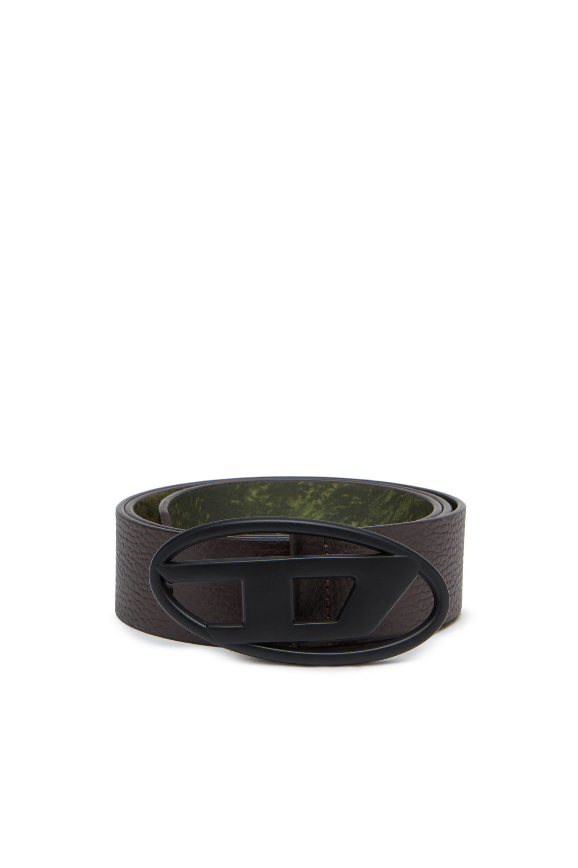 Diesel - B-1DR REV, Male's Reversible belt in leather and PU in Black - 1