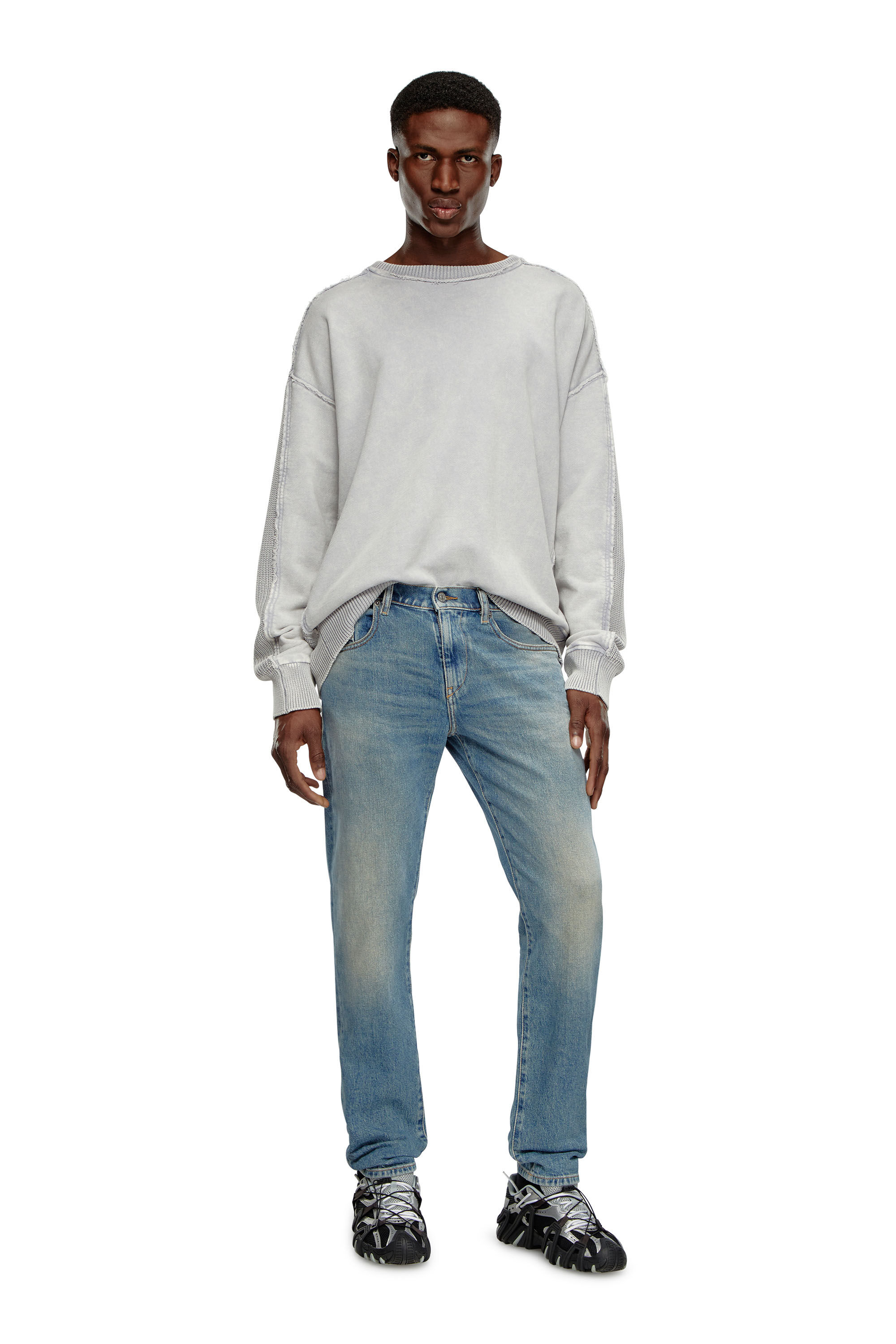 Diesel - Male's Slim Jeans 2019 D-Strukt 09J55, Light Blue - 1