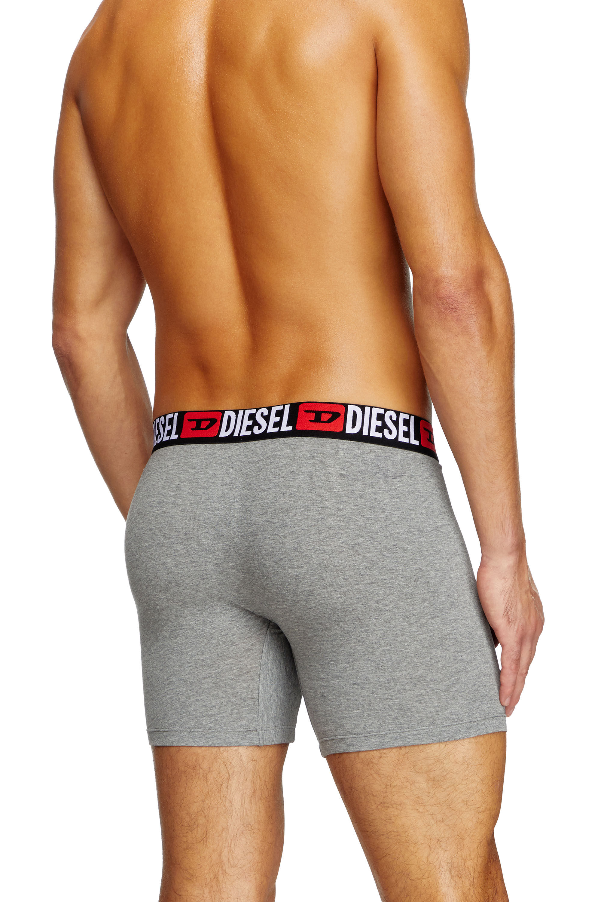Diesel - MAX-D-CORE-3PACK, Lot de trois boxer en coton stretch Homme in Polychrome - 4