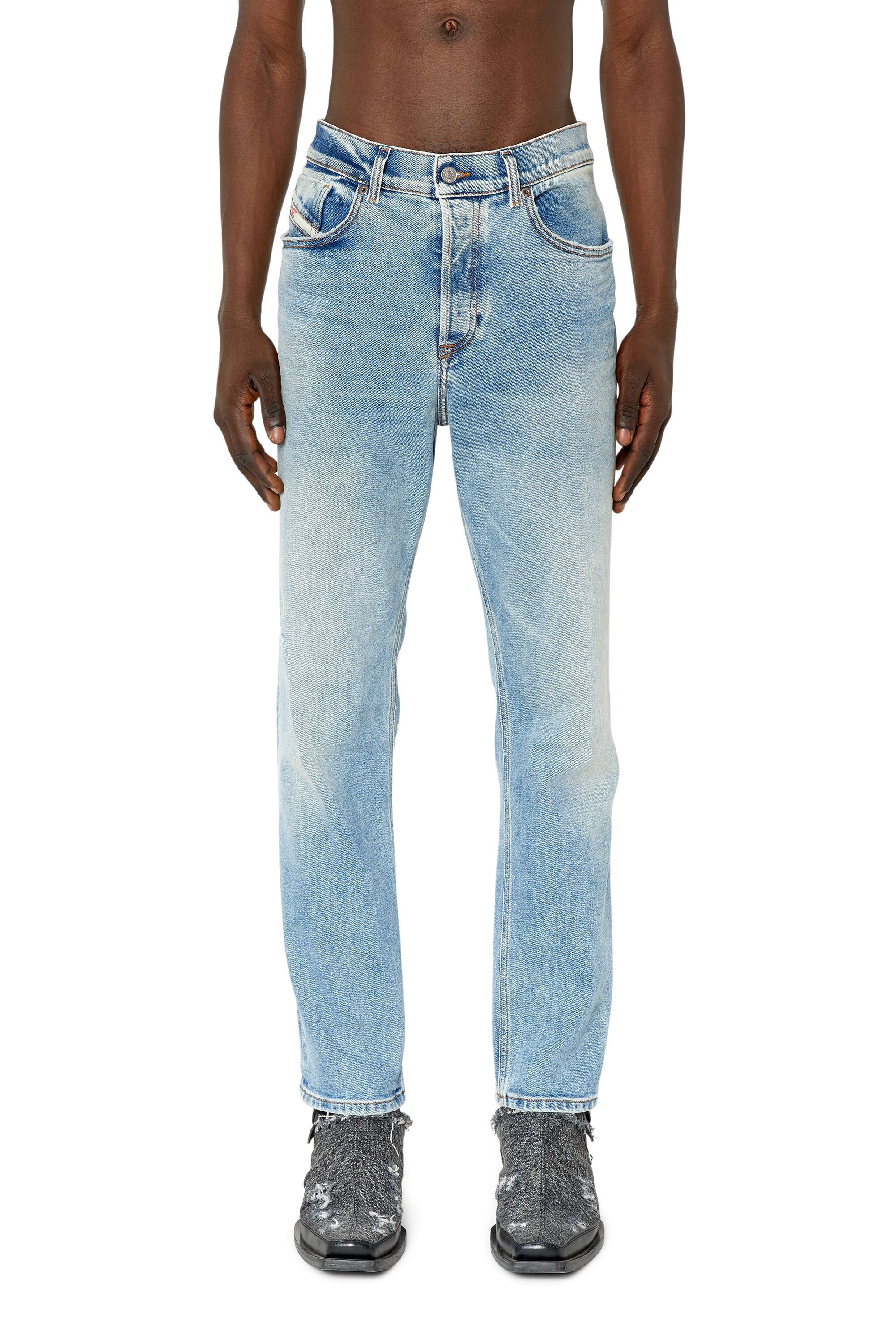 Diesel - 2005 D-Fining 09E86 Tapered Jeans, Bleu Clair - Image 3