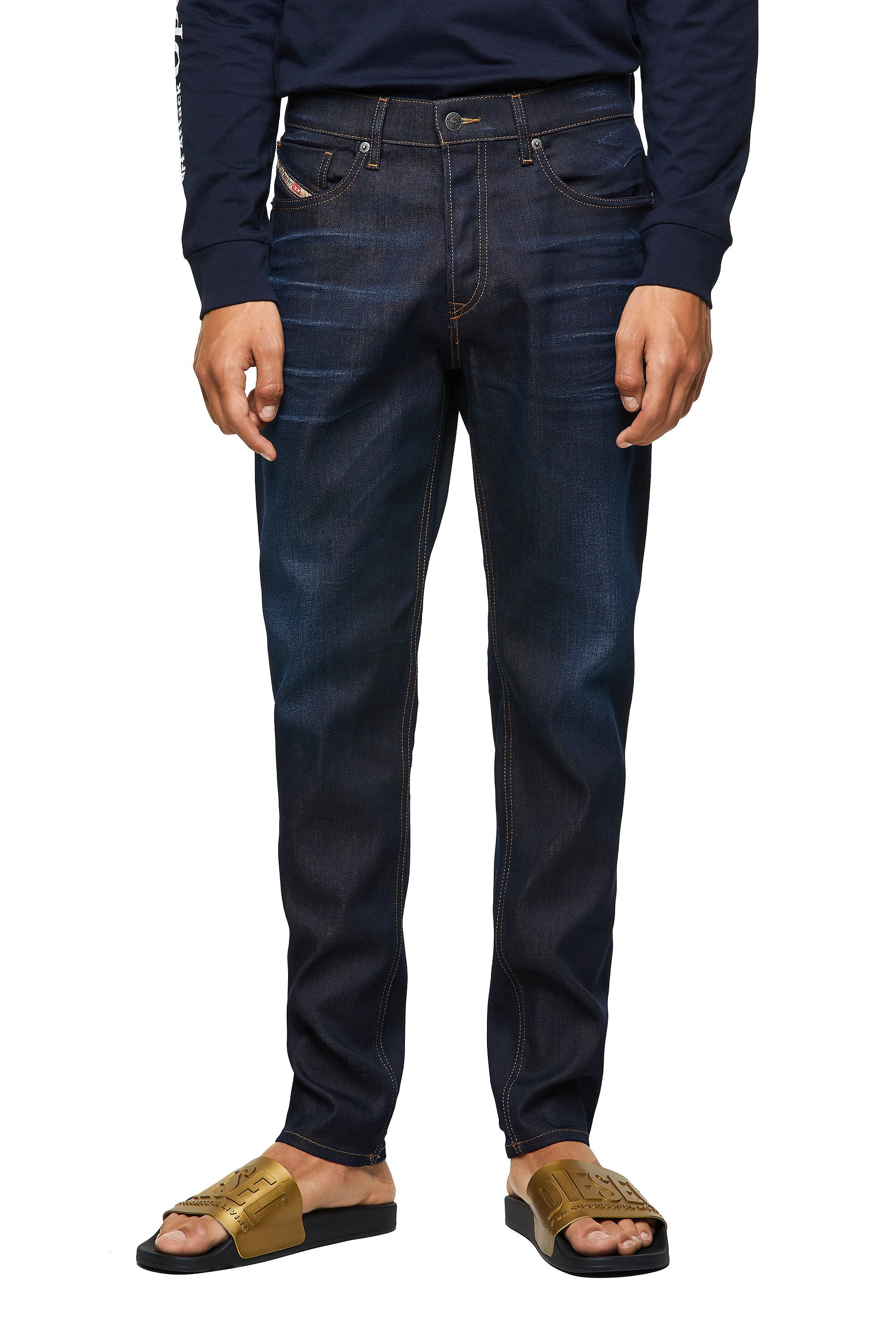 Diesel - 2005 D-FINING 09A45 Tapered Jeans, Dark Blue - Image 2