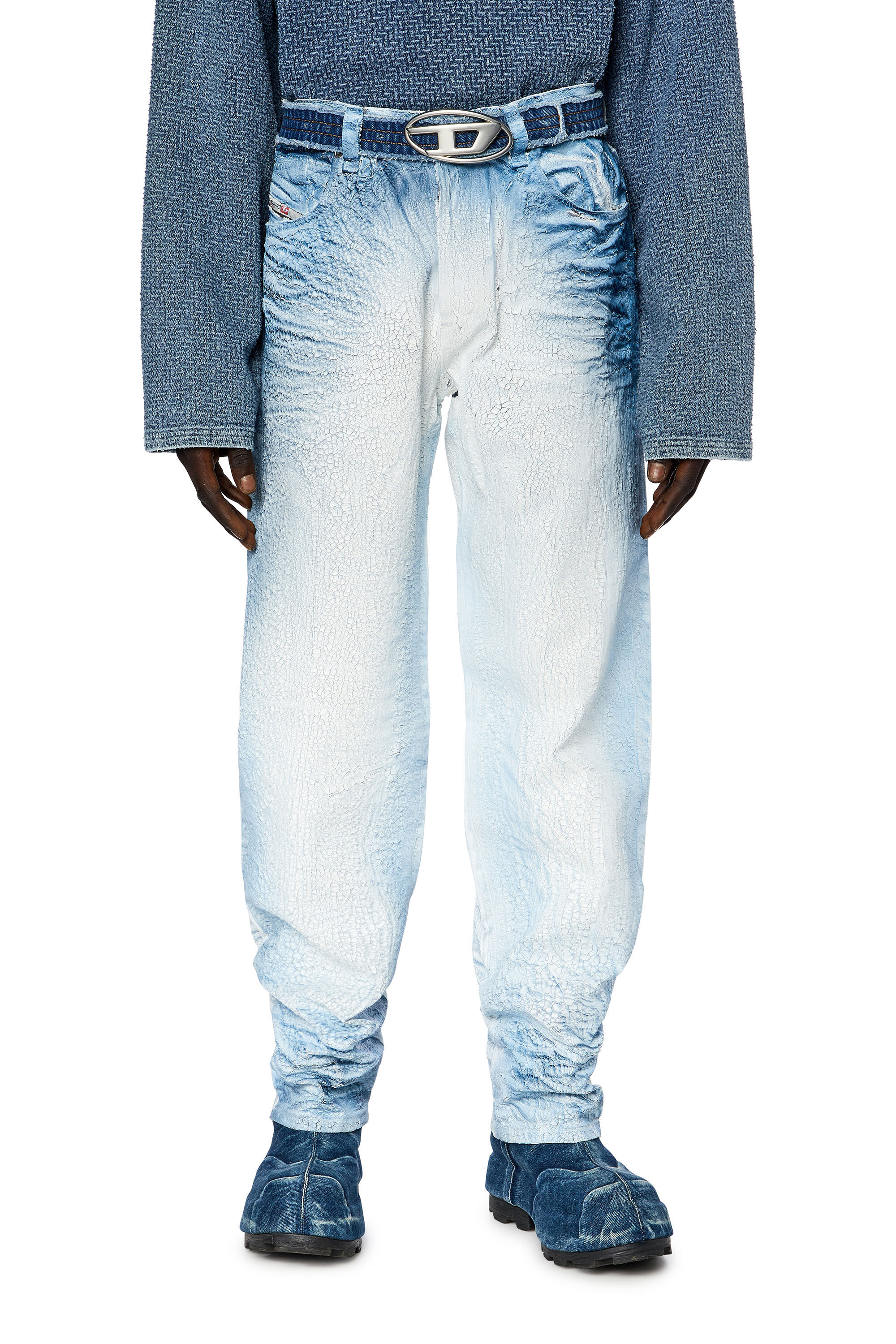Diesel - Straight Jeans 2010 D-Macs 0NLAW, Bleu Clair - Image 3