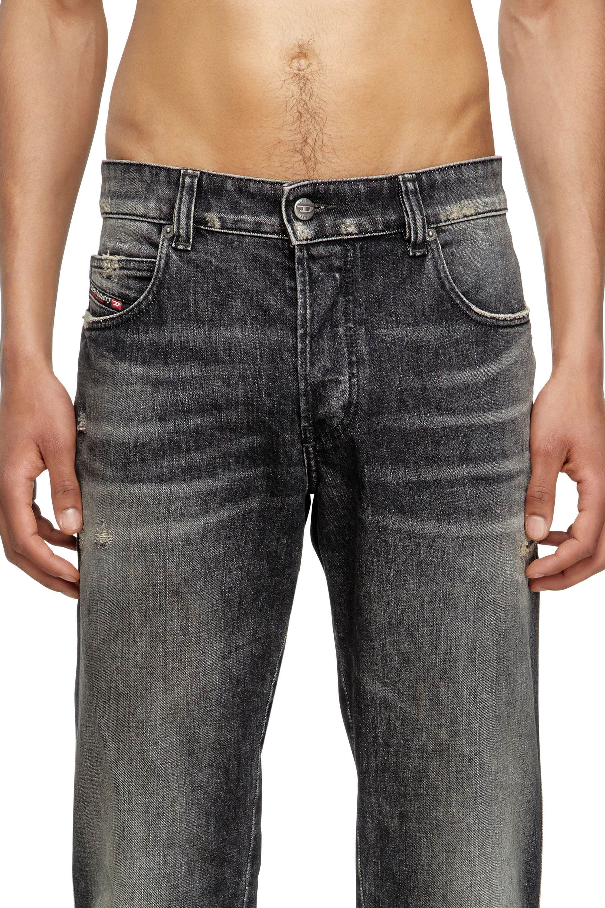 Diesel - Male's Slim Jeans 1993 D-Vyl 09M54, Black/Dark Grey - 5
