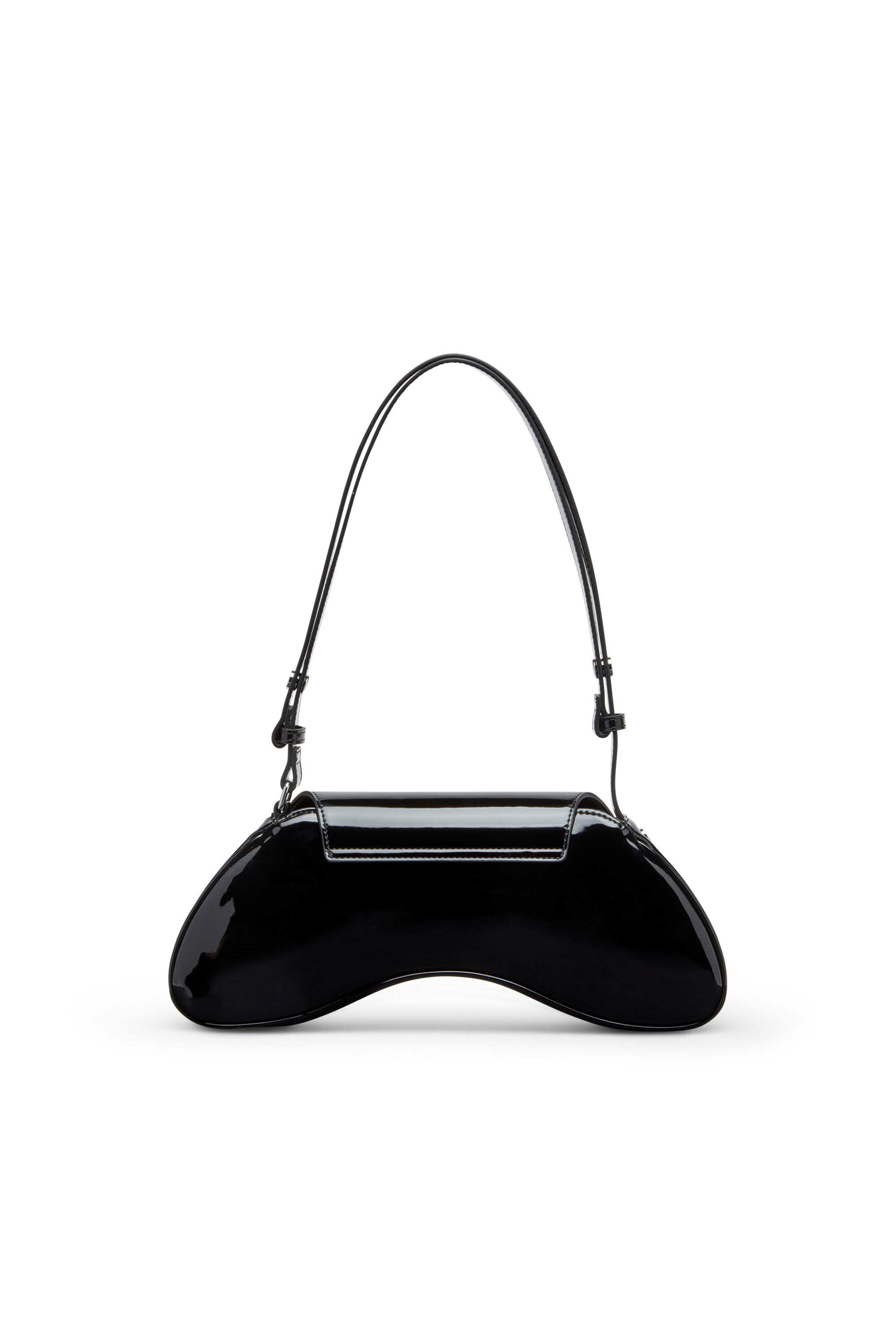 Diesel - PLAY CROSSBODY, Female's Play-Crossbody bag in glossy PU in Black - 3