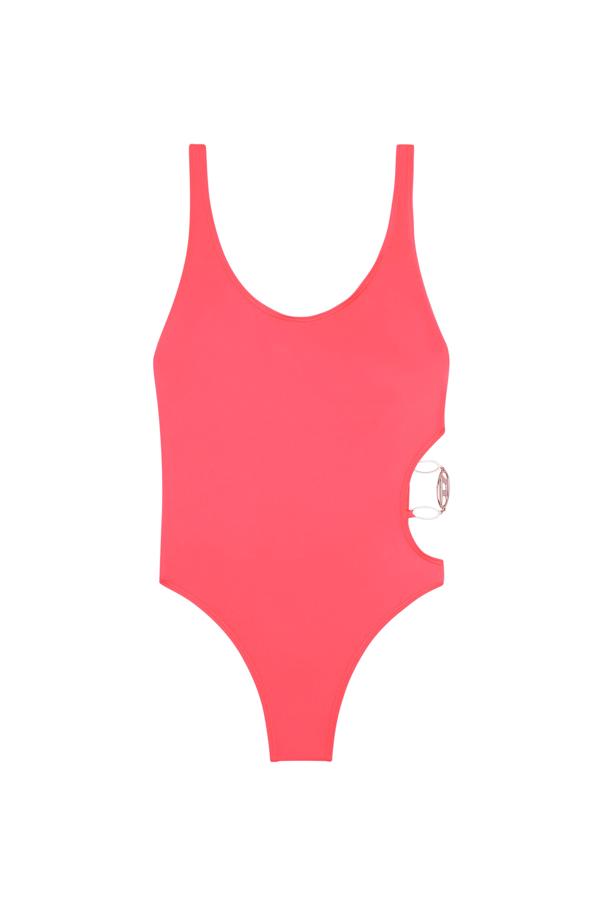 Diesel - BFSW-PAMELA-O, Female's Swimsuit with Oval D chain in Pink - 5