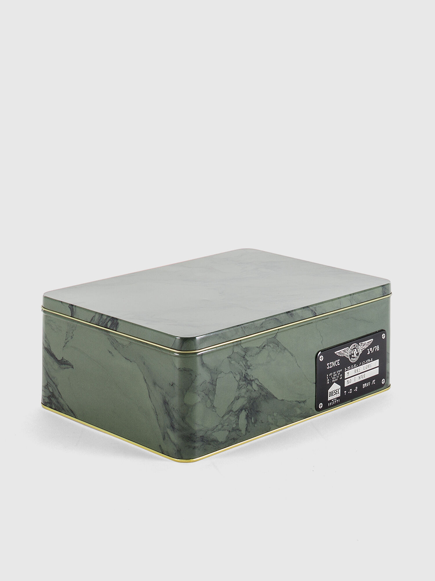 Diesel - 11101 SURVIVAL, Boîte en métal vert militaire avec couvercle Mixte in Vert - 2