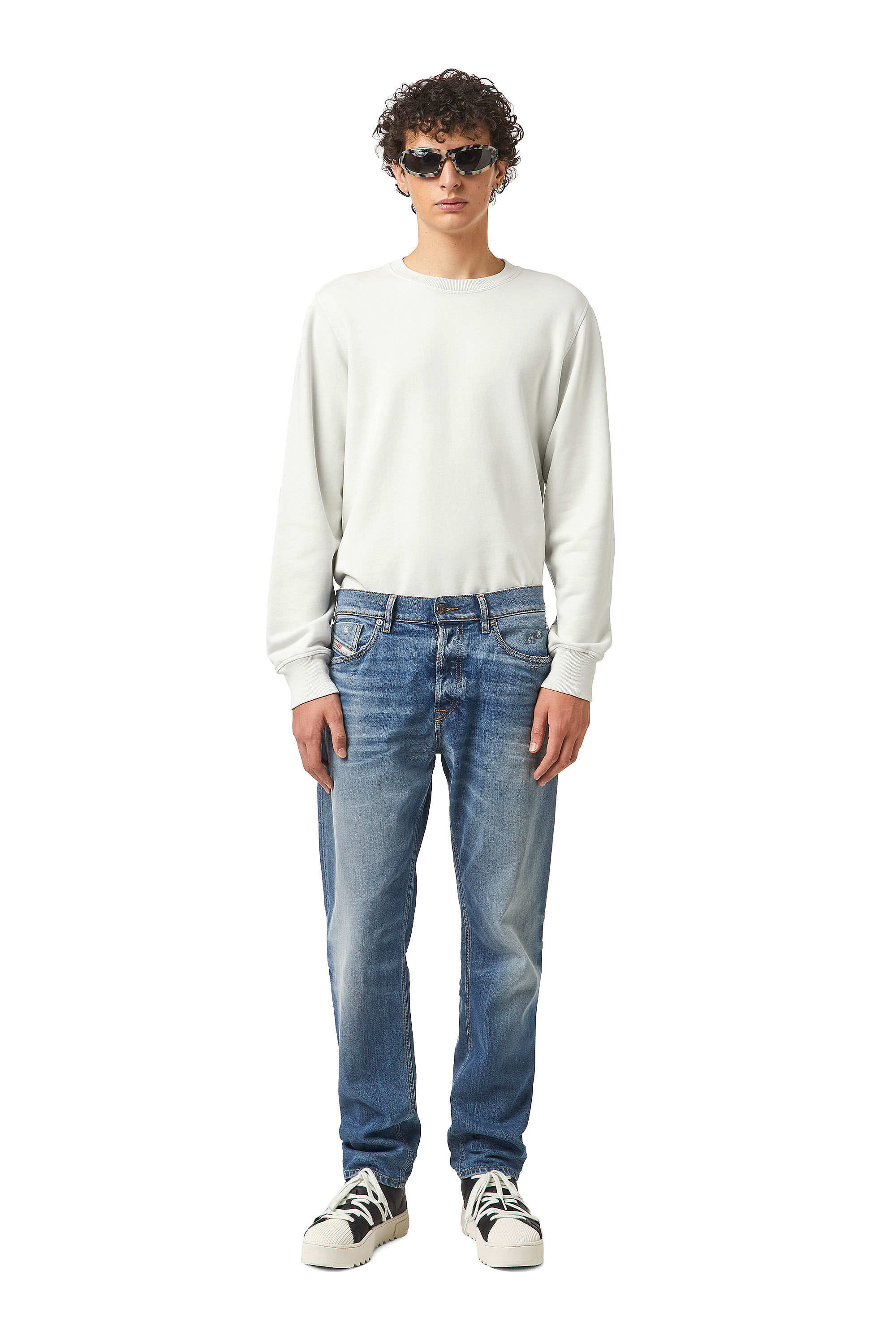 Diesel - 2005 D-FINING 09A97 Tapered Jeans, Light Blue - Image 1