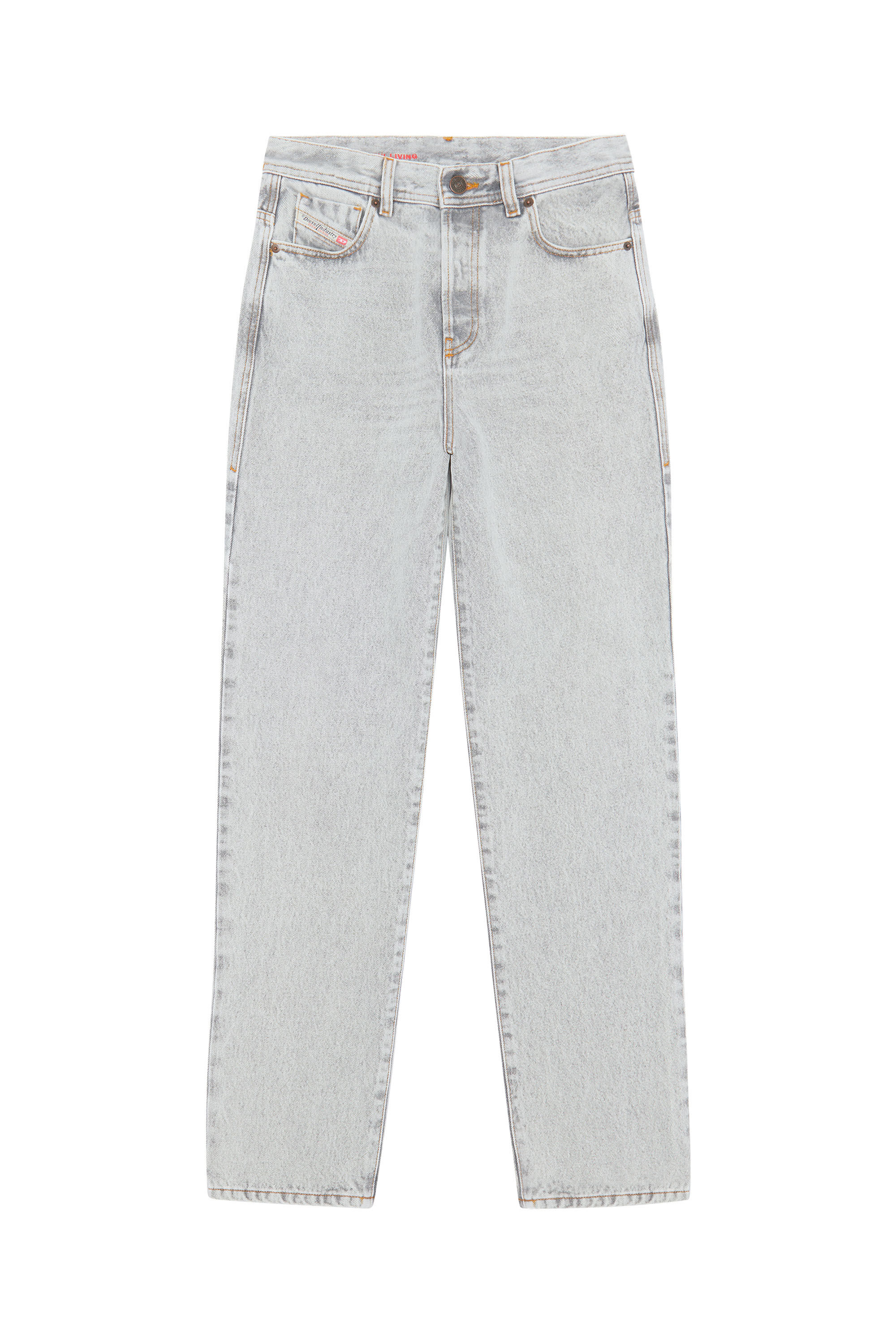 Diesel - Straight Jeans 1956 D-Tulip 007F1, Light Grey - Image 2