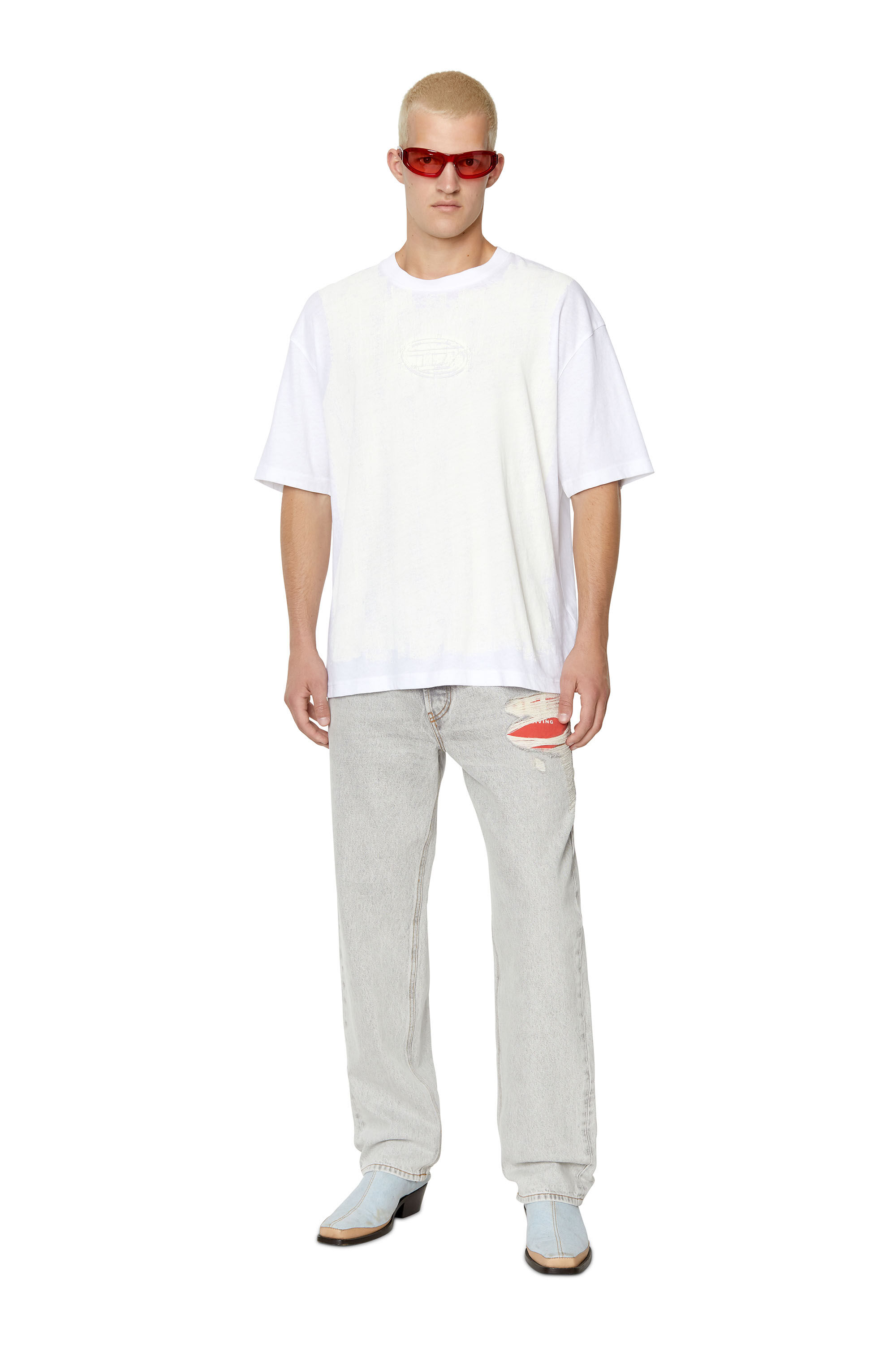 Diesel - T-WASH-E1, Blanc - Image 1