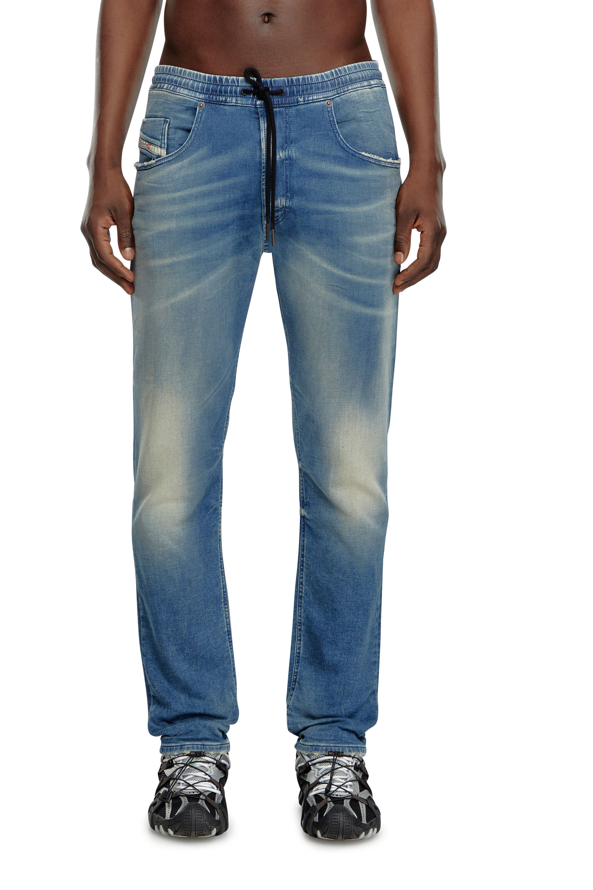 Diesel - Male's Regular 2030 D-Krooley Joggjeans® 068MG, Medium Blue - 3