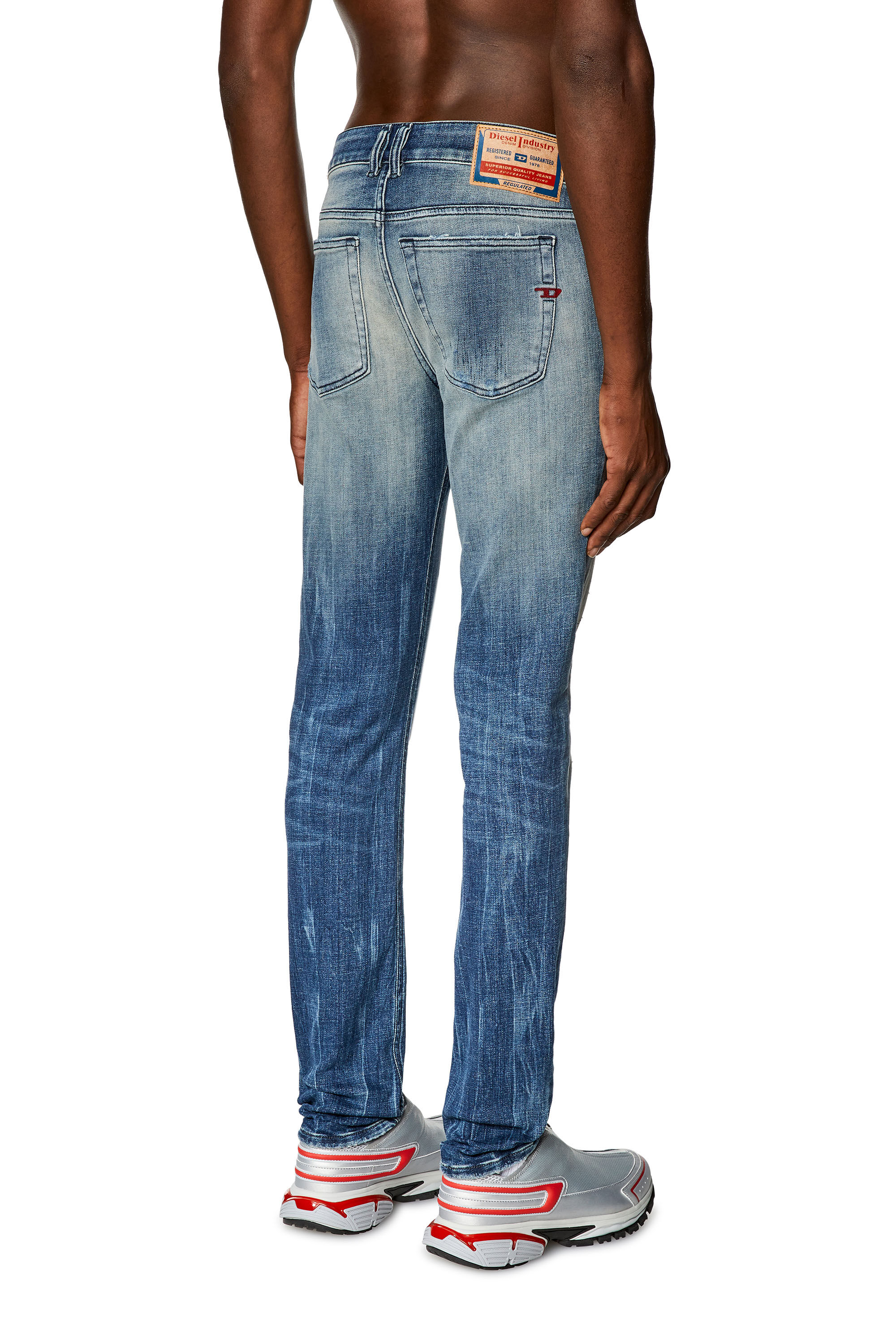 Men s Skinny Jeans Dark blue Diesel 1979 Sleenker