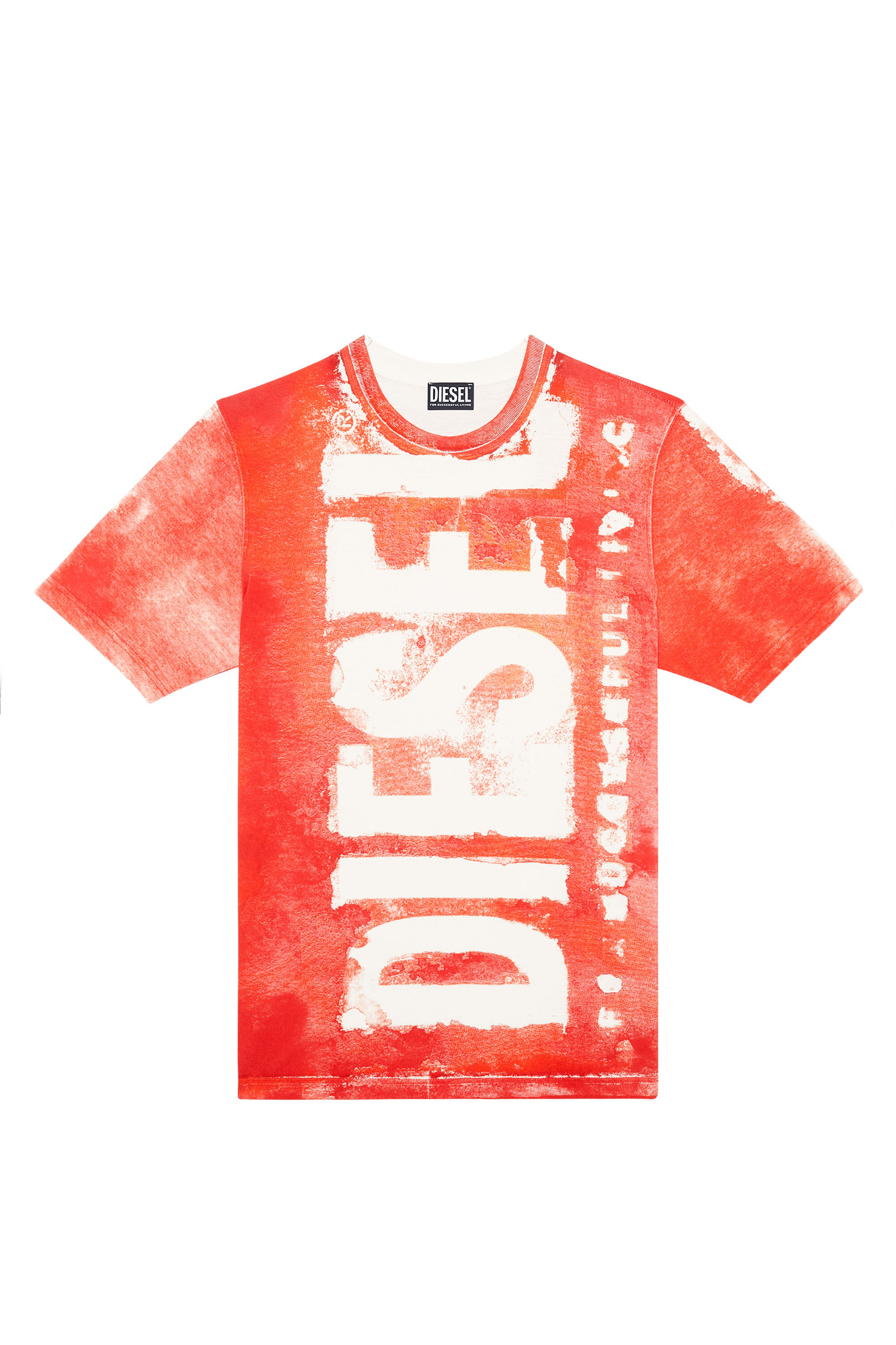 T JUST G12 Man T shirt with bleeding logo Diesel