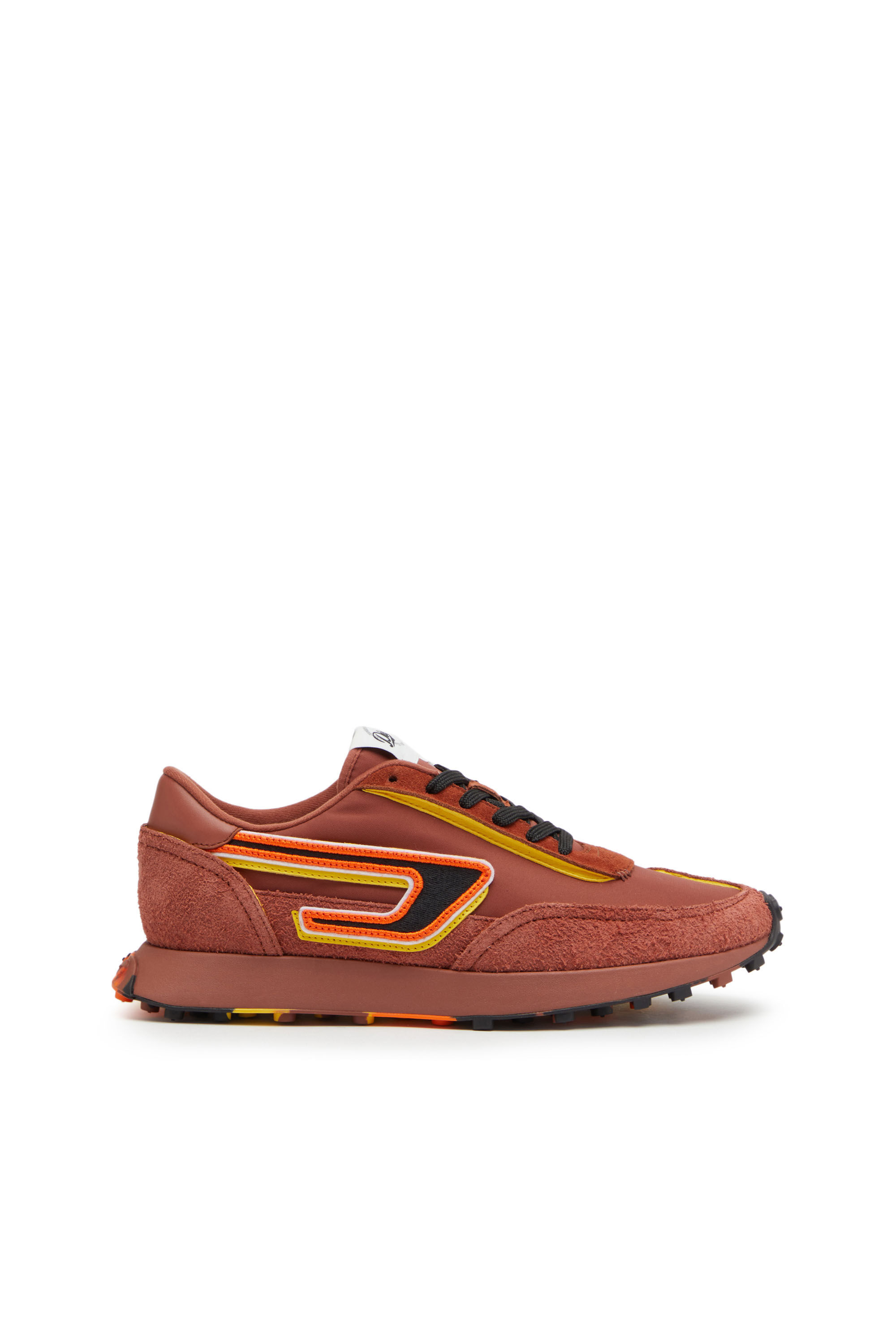 Diesel - S-RACER LC W, Female's S-Racer Lc W - Low-top sneakers in nylon and suede in Brown - 1