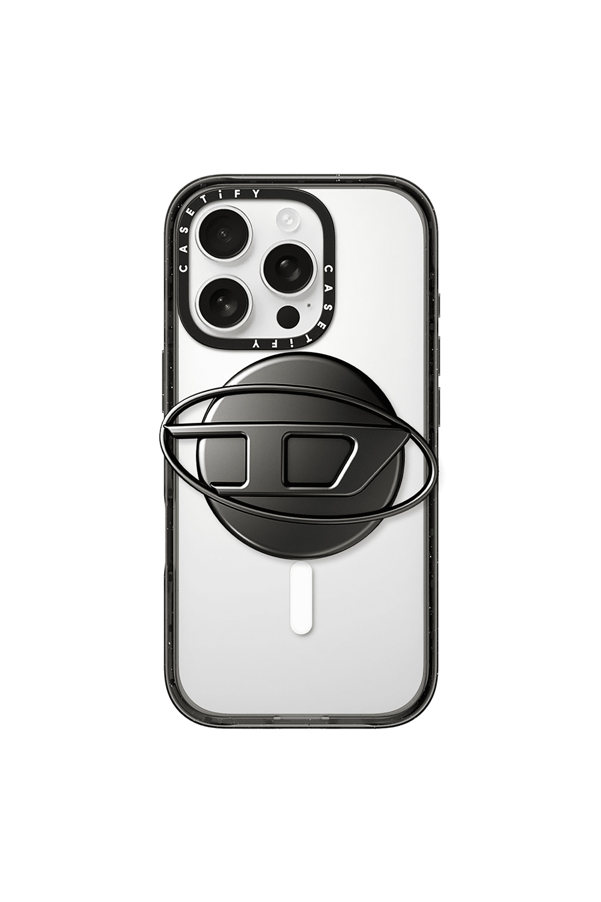 Diesel - 60371 CASETIFY  GRIP STAND, Unisex's Grip & Stand Gun Metal in Dark Grey - 2