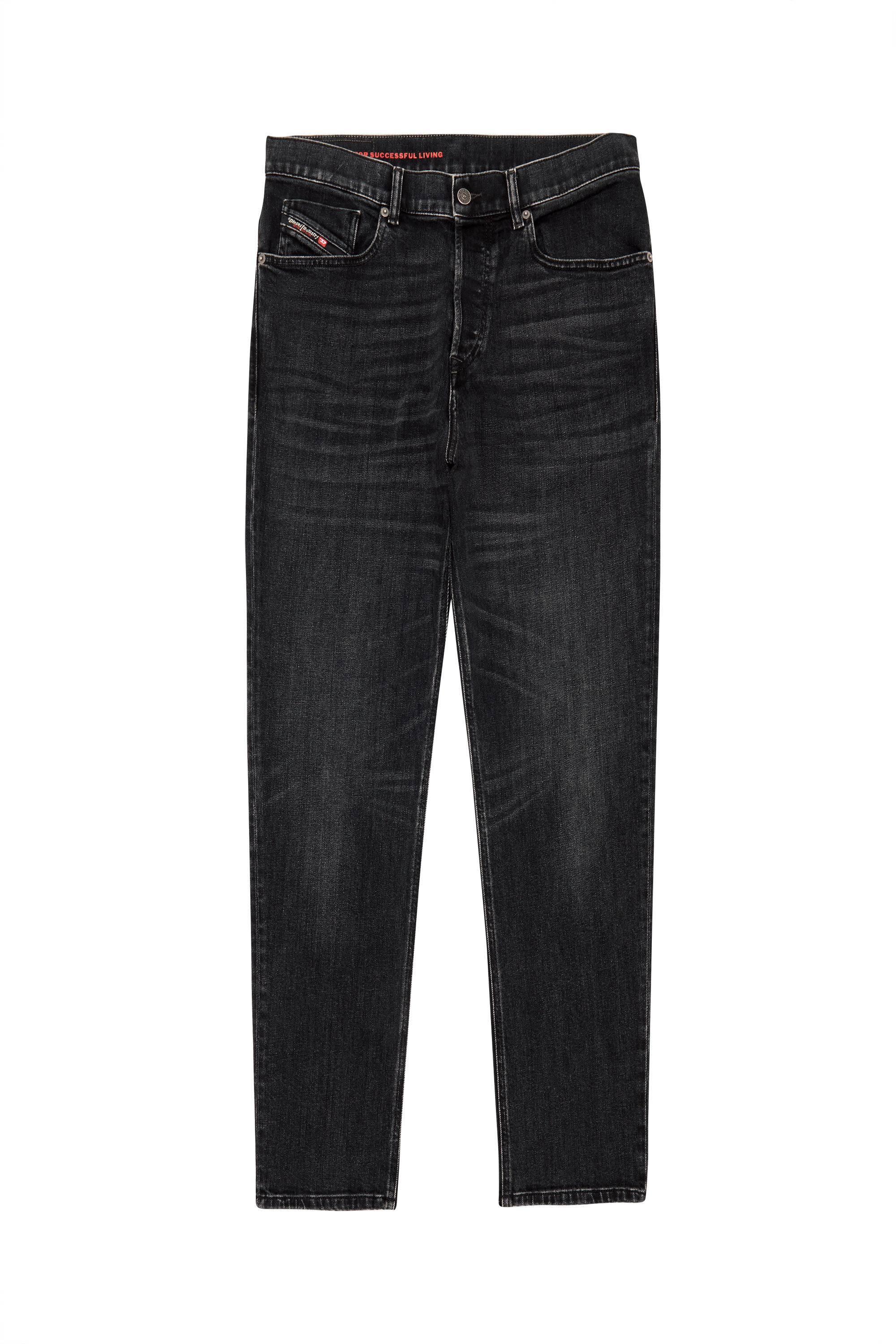 Black sales tapered jeans