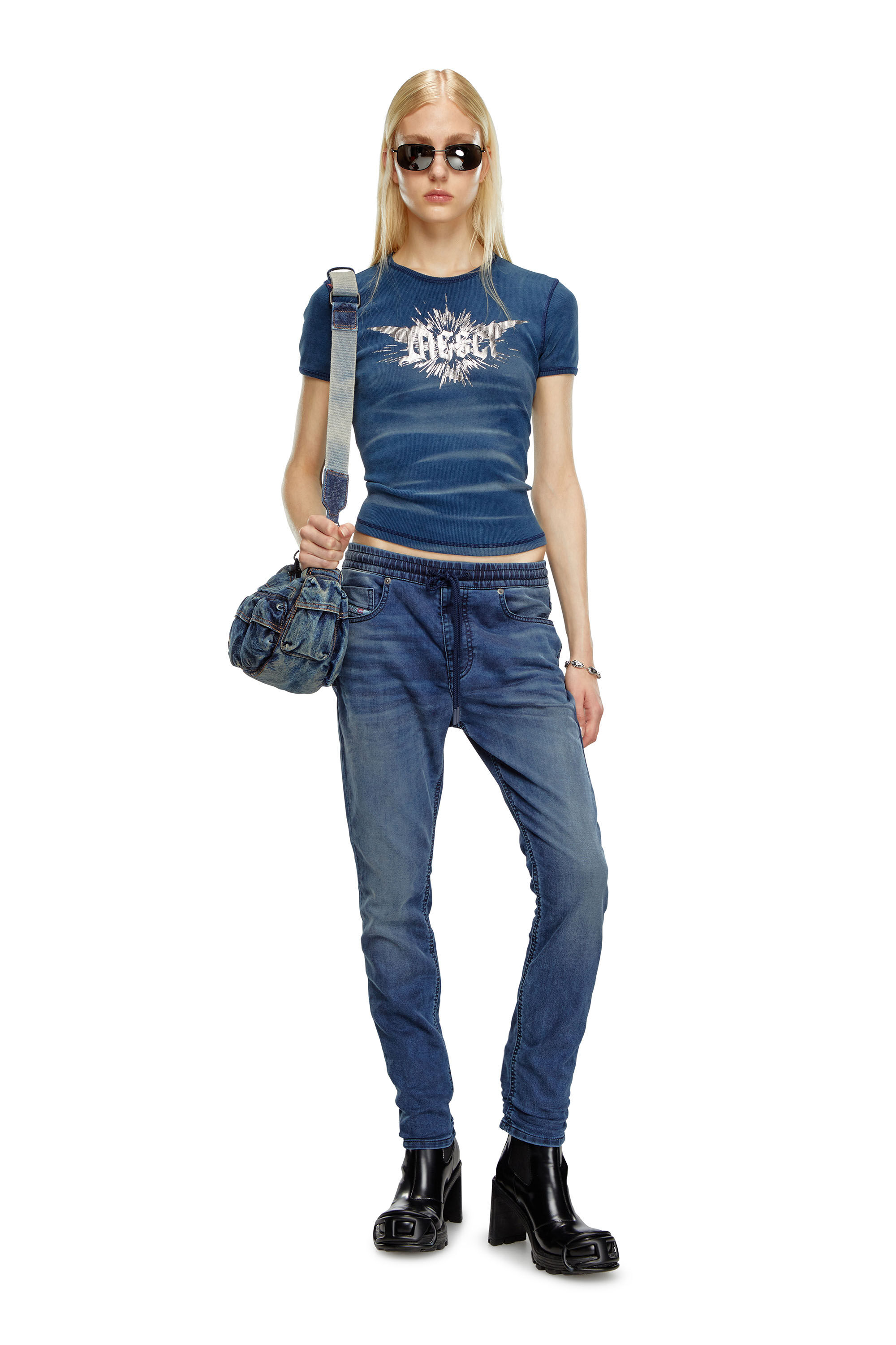 Diesel - Female Boyfriend 2031 D-Krailey Joggjeans® 068LX, Dark Blue - Image 1