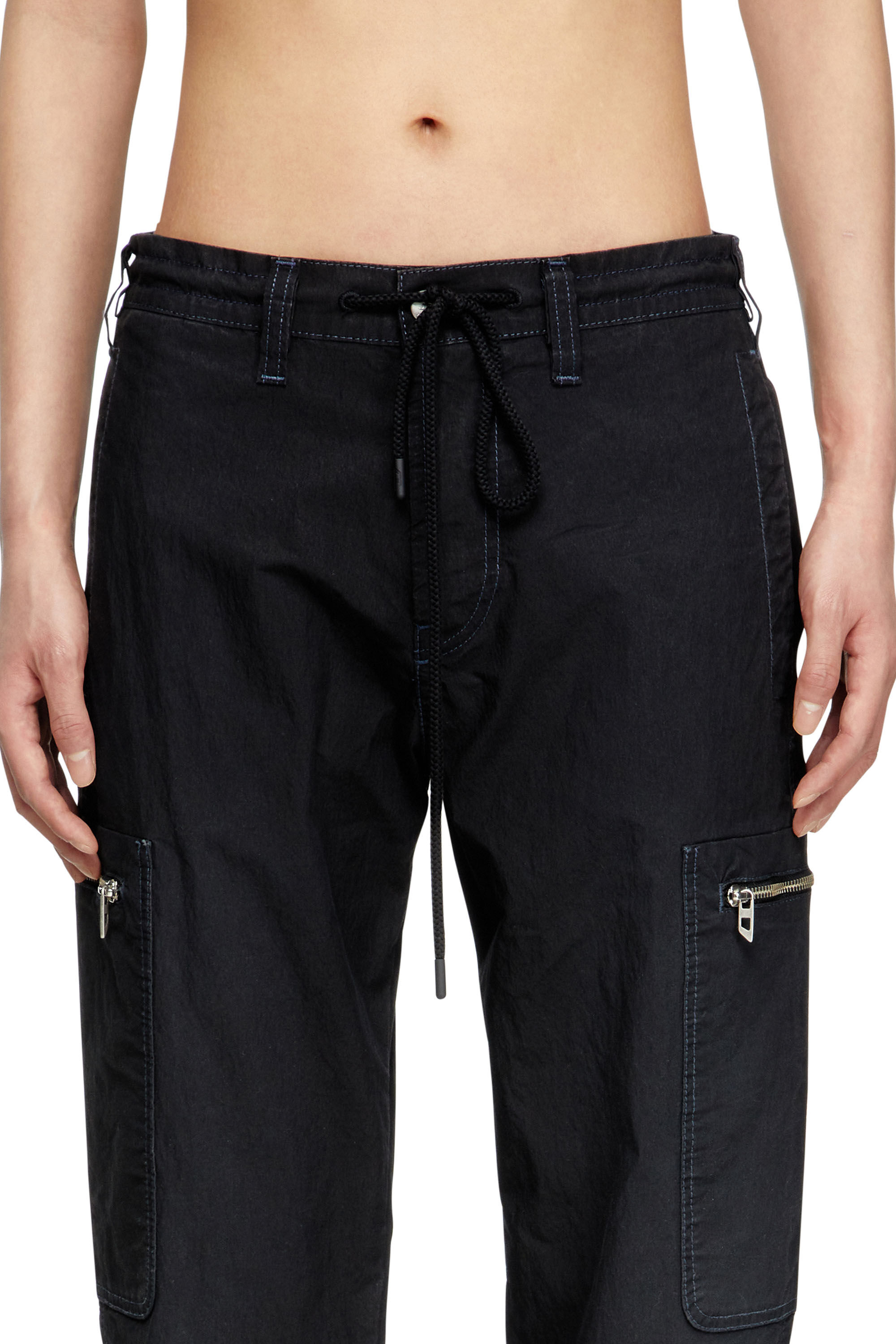 Diesel - Slim D-Lab JoggJeans® 068SJ Mixte, Noir/Gris foncé - Image 4