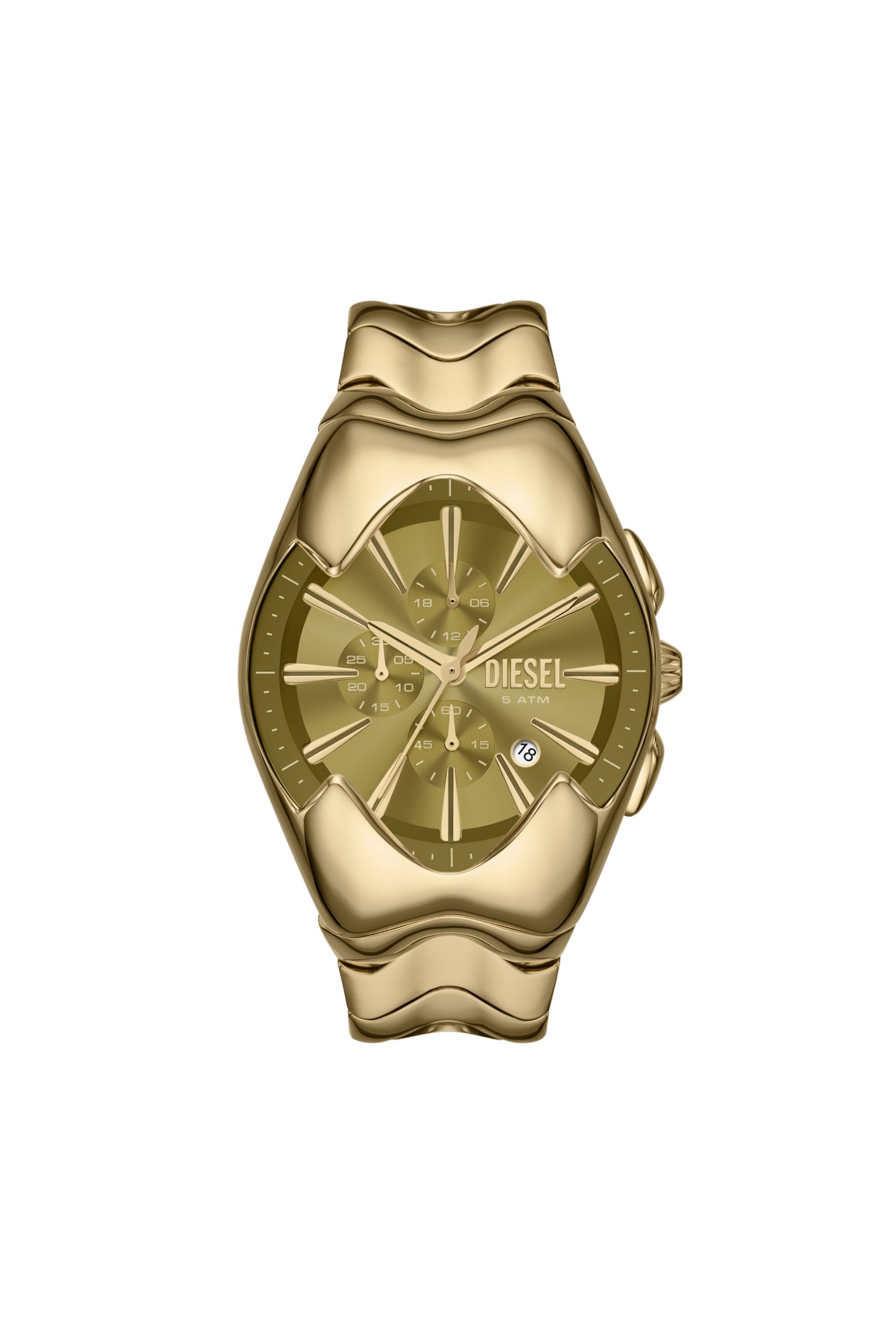 Diesel - DZ4681, Diesel Mercurial Chronograph Gold-Tone Stainless Steel Watch Homme in Doré - 1