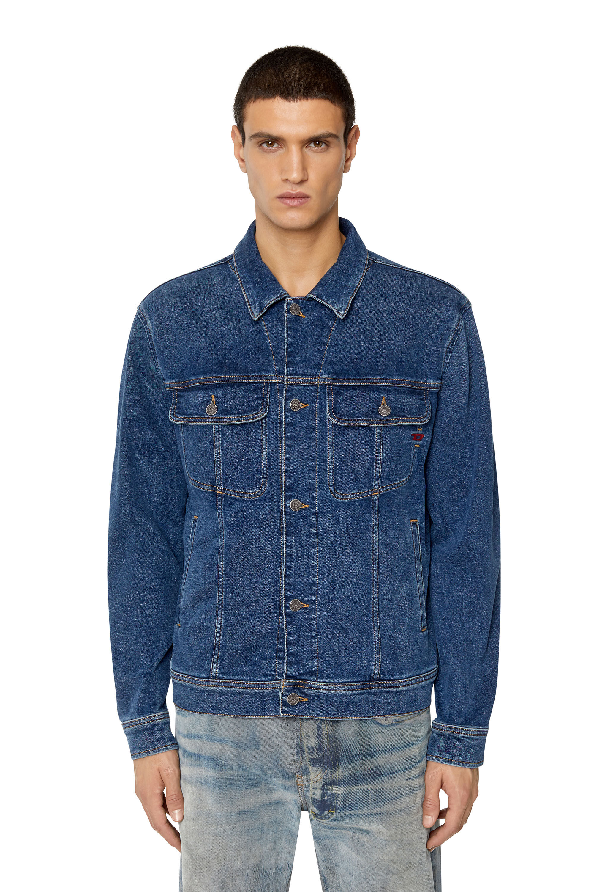 Giacca jeans uomo diesel store