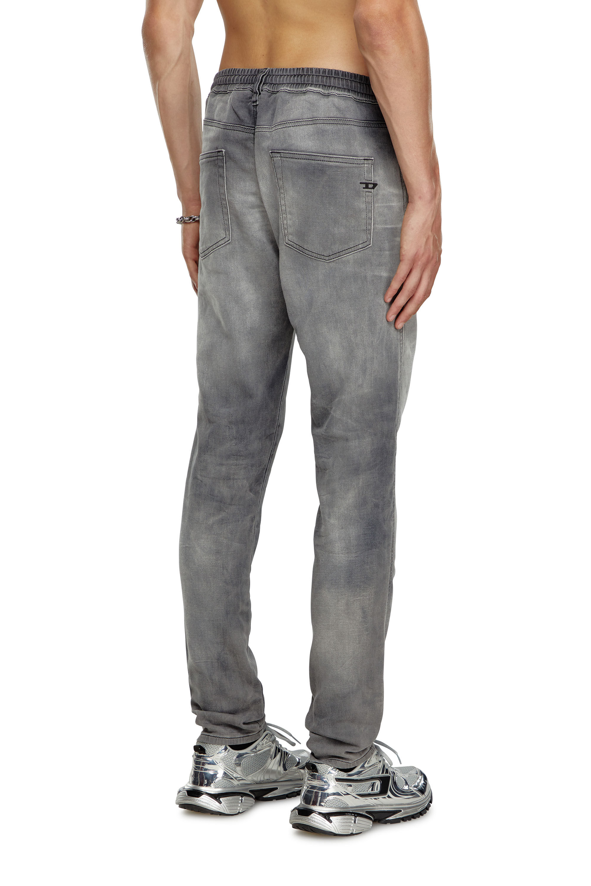 Diesel - Male Slim 2060 D-Strukt Joggjeans® 068LR, Dark Grey - Image 4