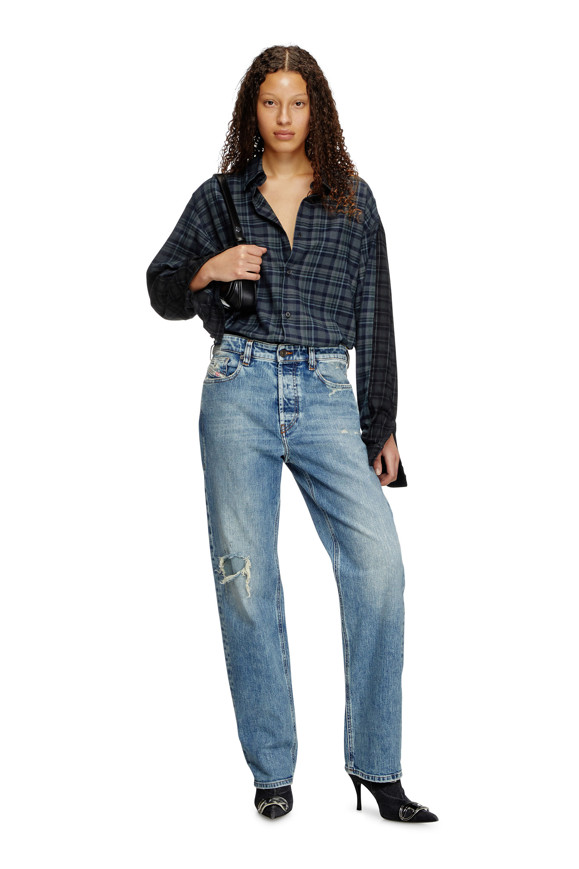 Diesel - Female's Regular Jeans 1988 D-Ark 09L34, Light Blue - 1