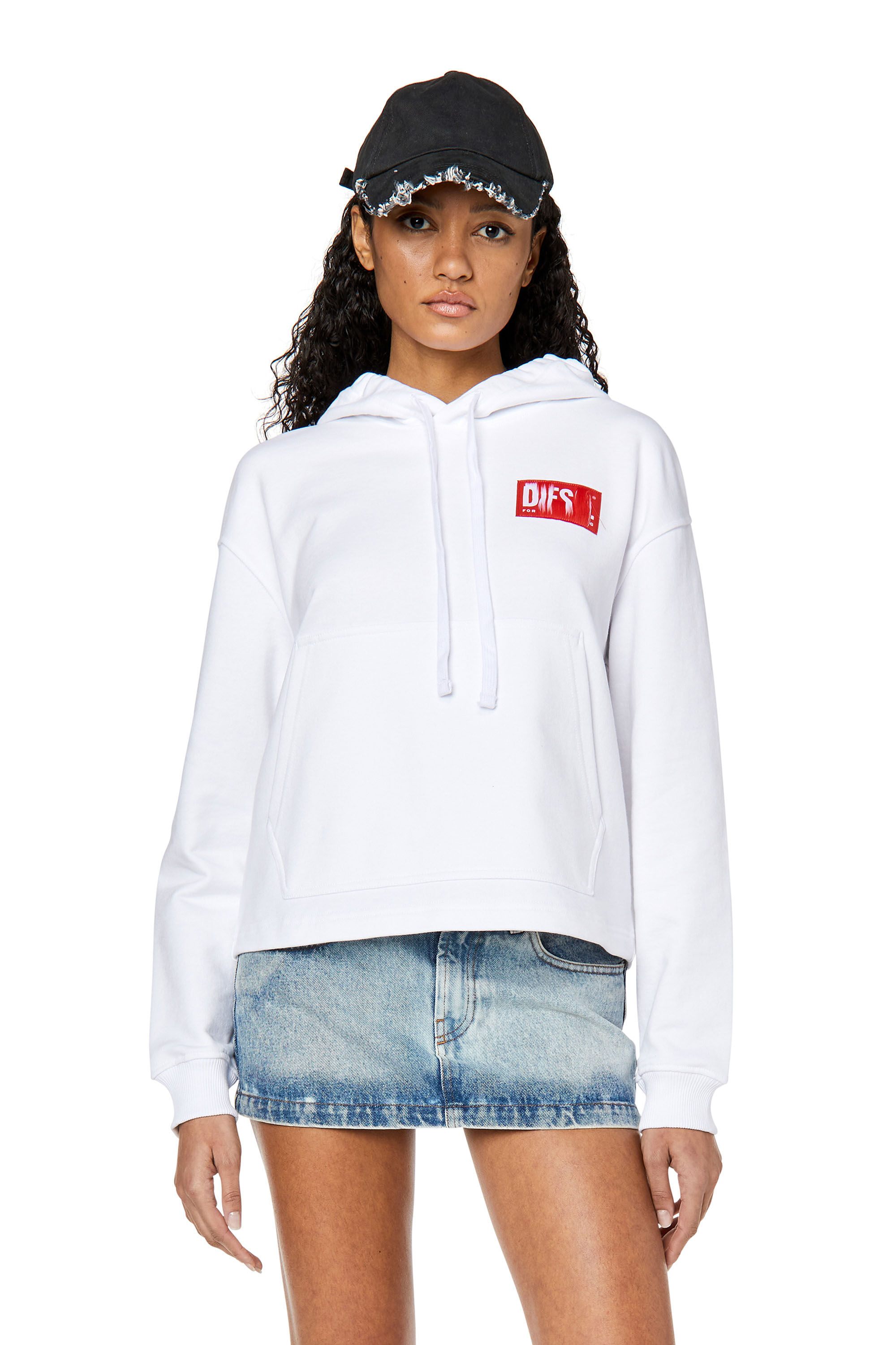Diesel cropped hoodie outlet