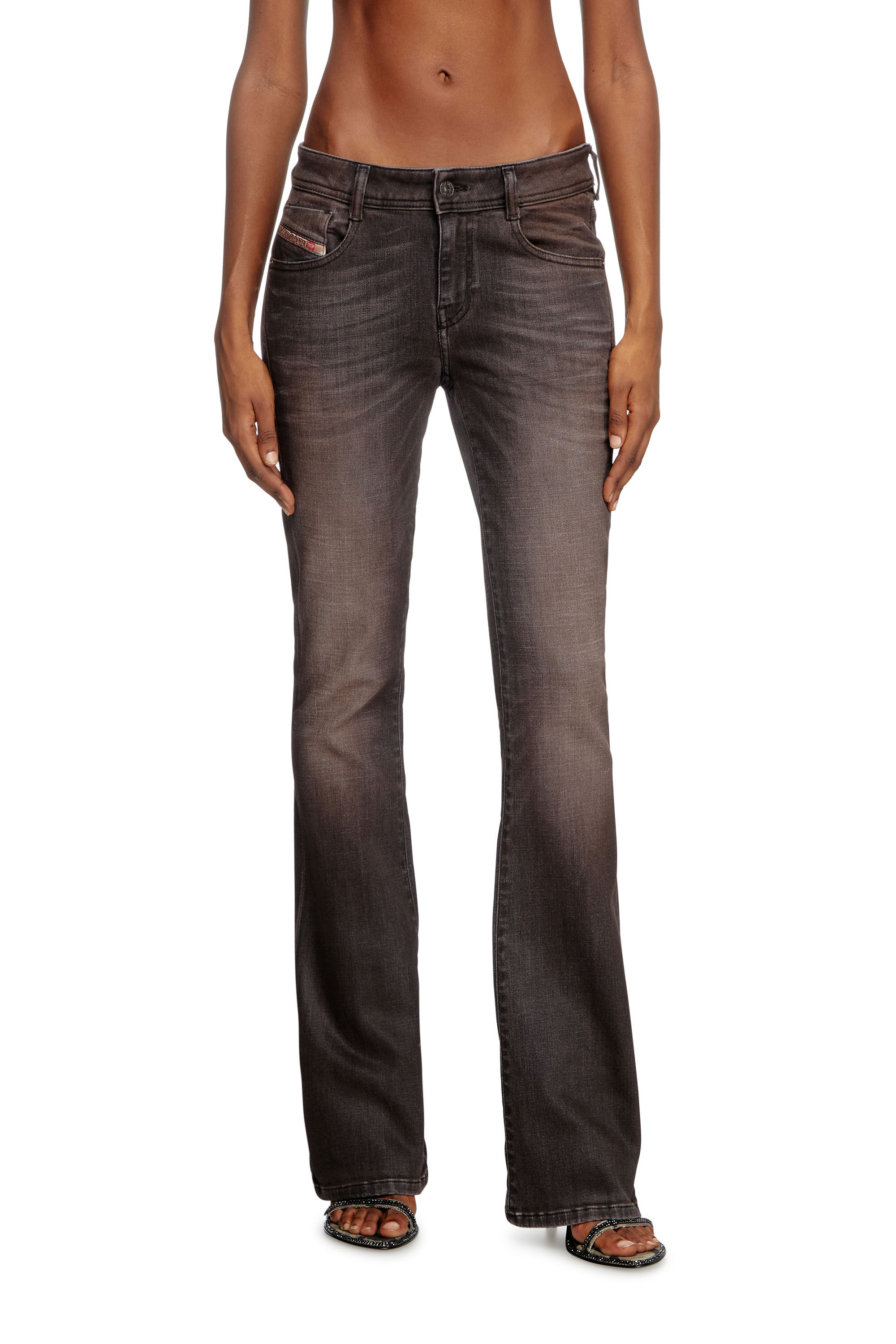 Diesel - Bootcut Jeans 1969 D-Ebbey 09K59 Femme, Noir/Gris foncé - Image 3