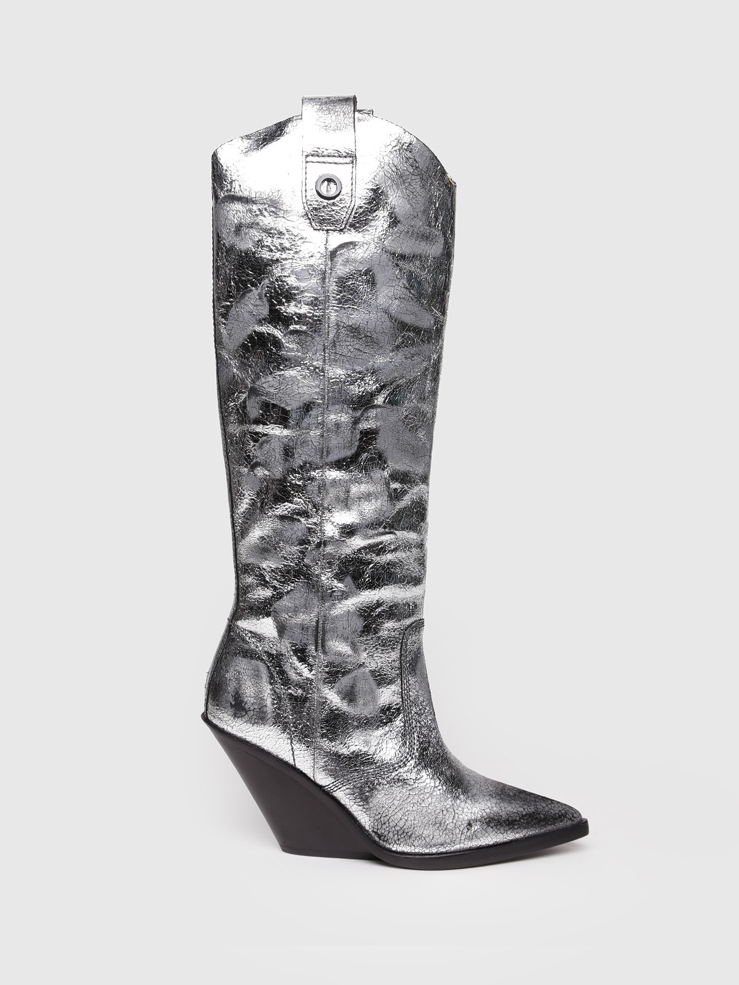 Diesel silver deals boots