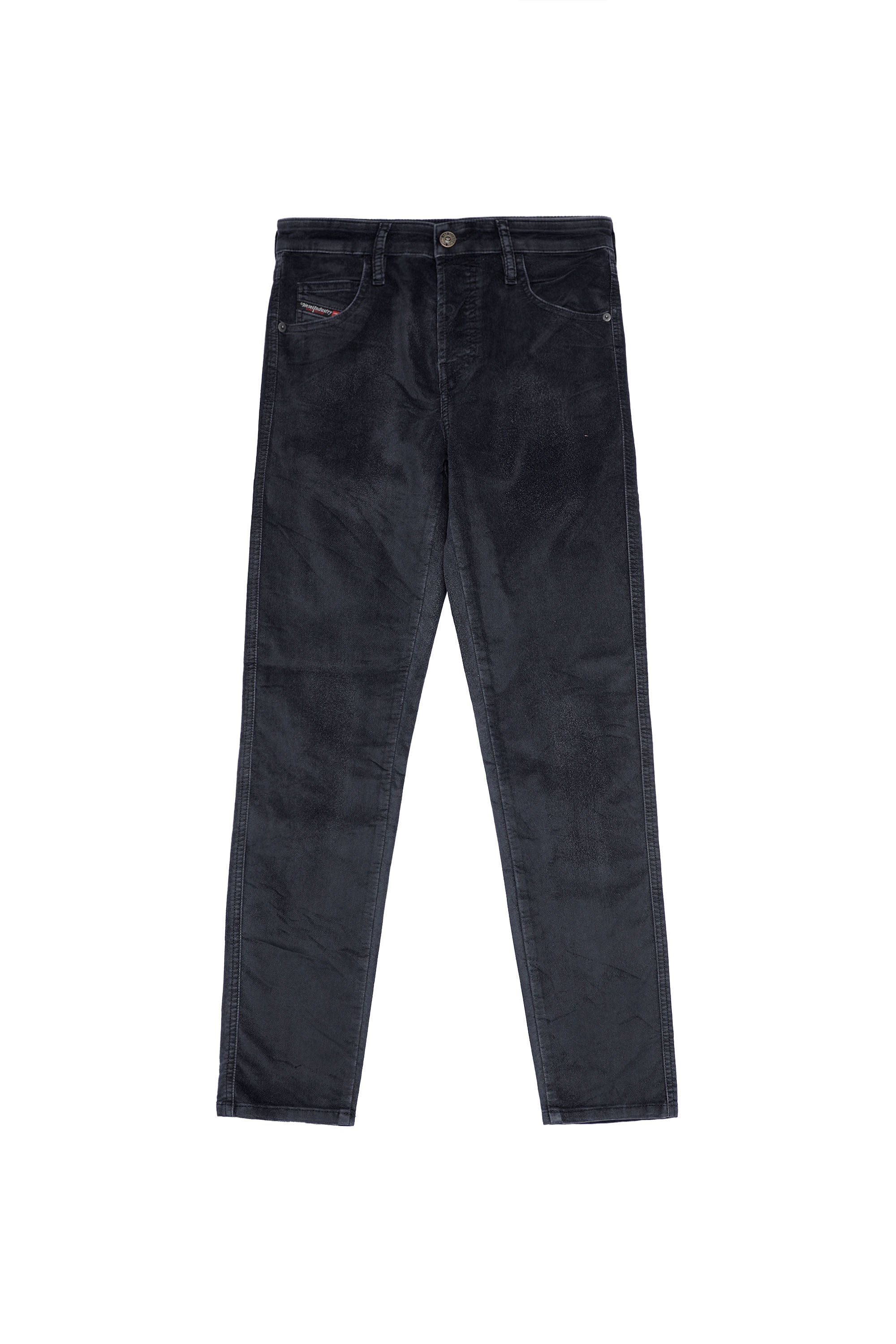 Diesel - 2015 BABHILA 069XI Skinny Jeans, Noir/Gris foncé - Image 2