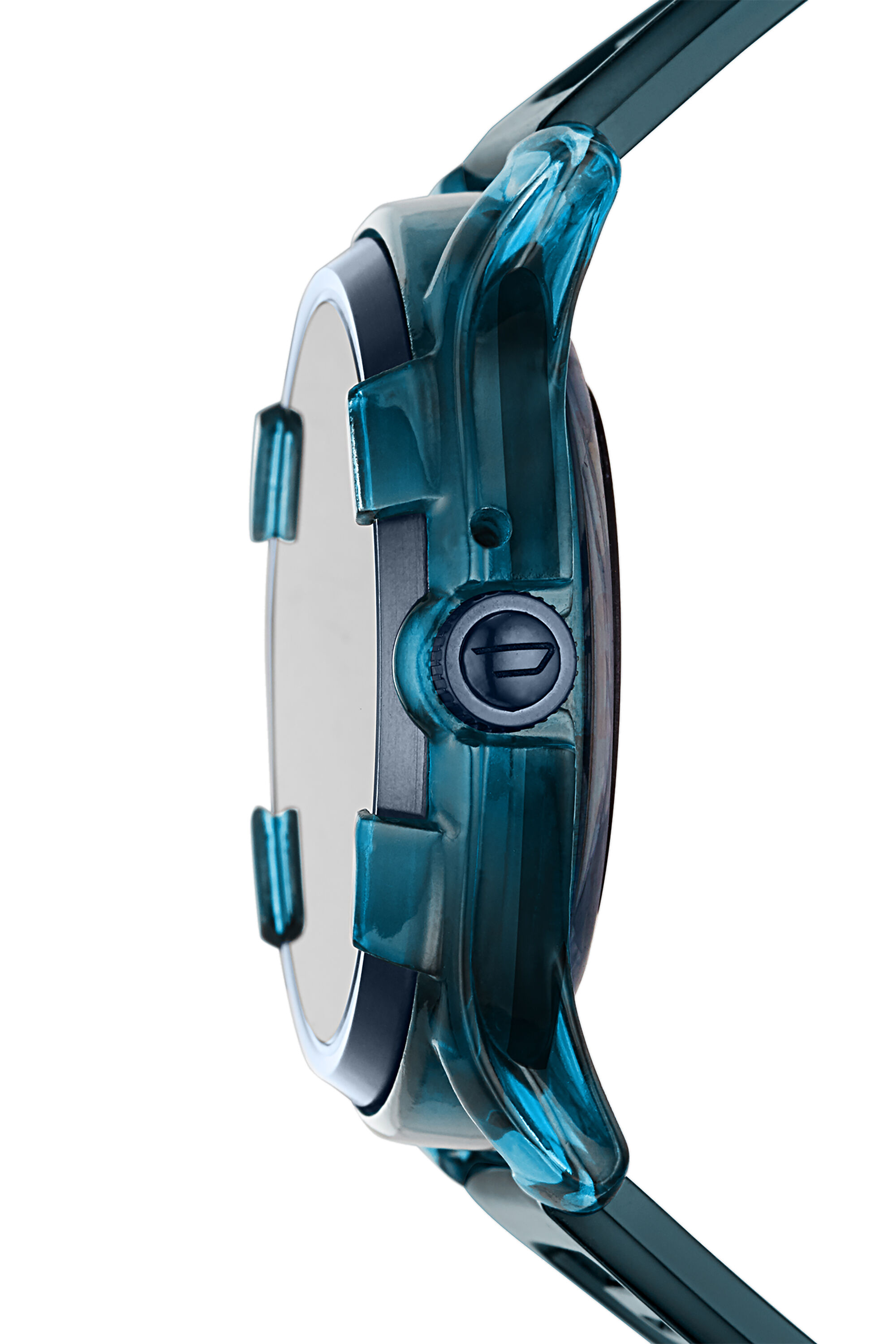Diesel - DT2020, Montre connectée Diesel On Fadelite - Bleu transparent Homme in Bleu - 3