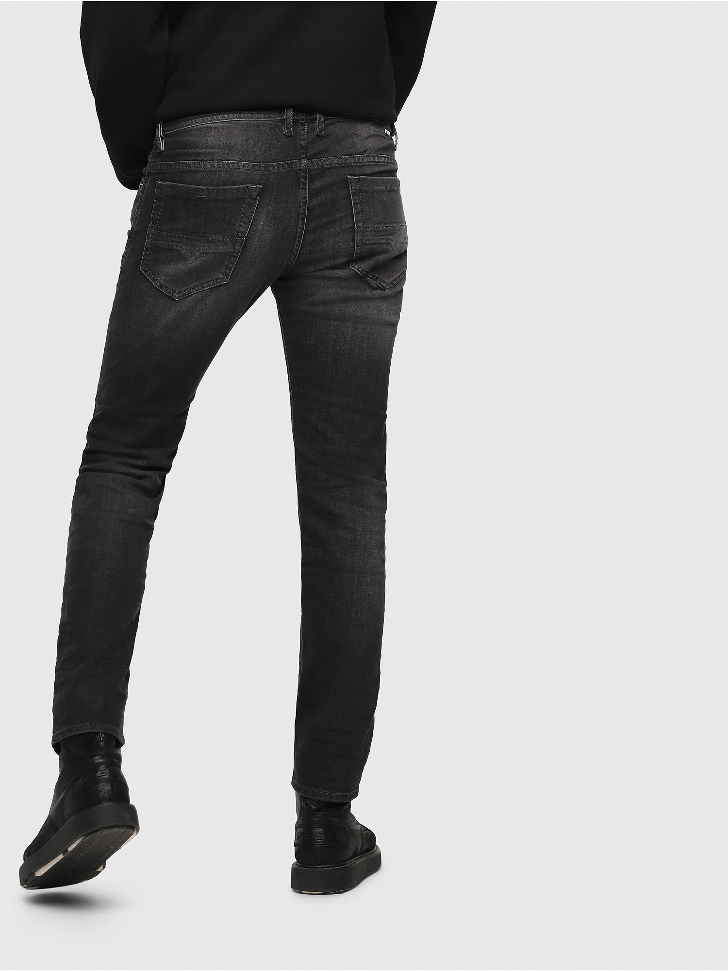 Diesel thommer black jeans sales