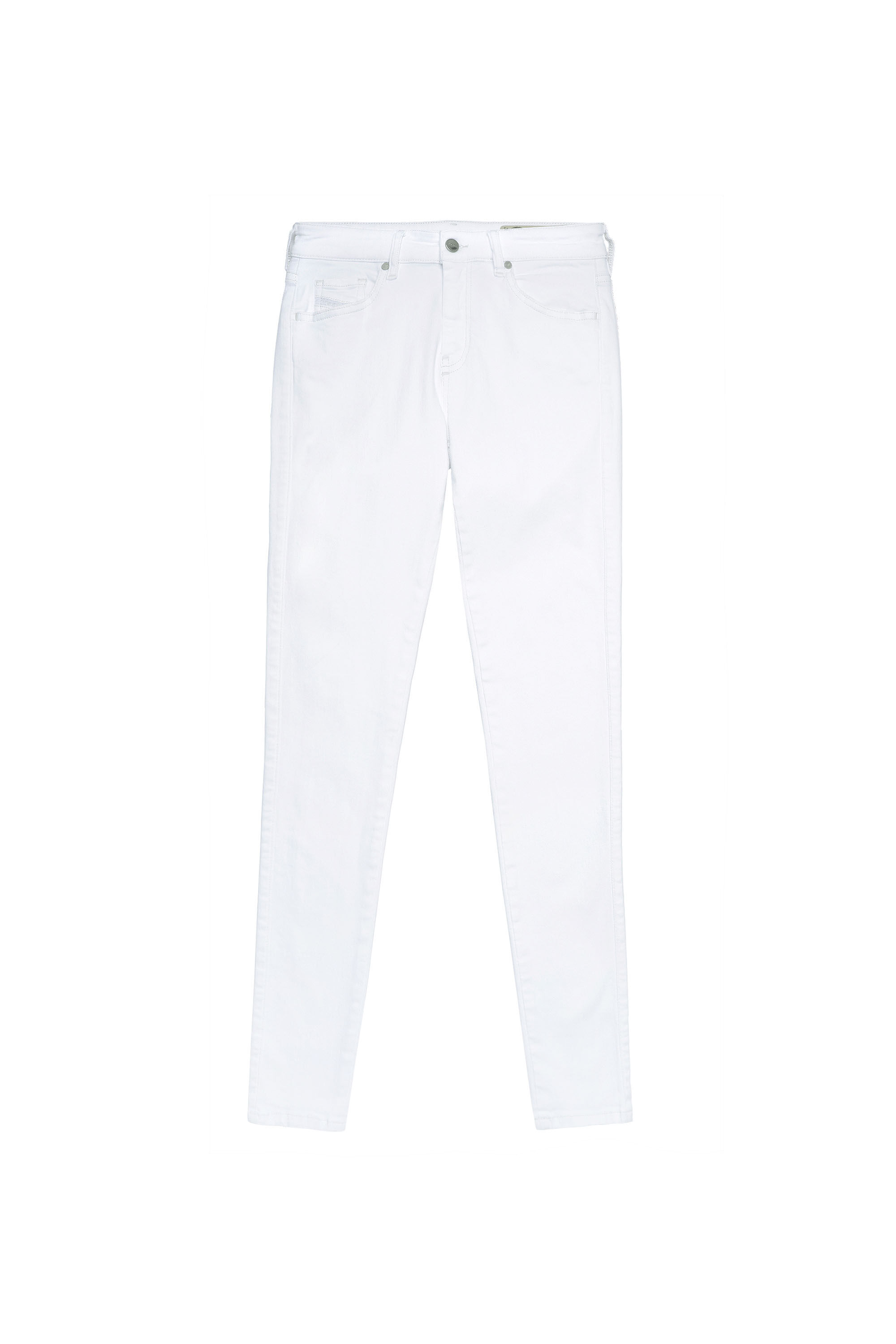 Diesel - 2017 SLANDY 086AC Super skinny Jeans, White - Image 2
