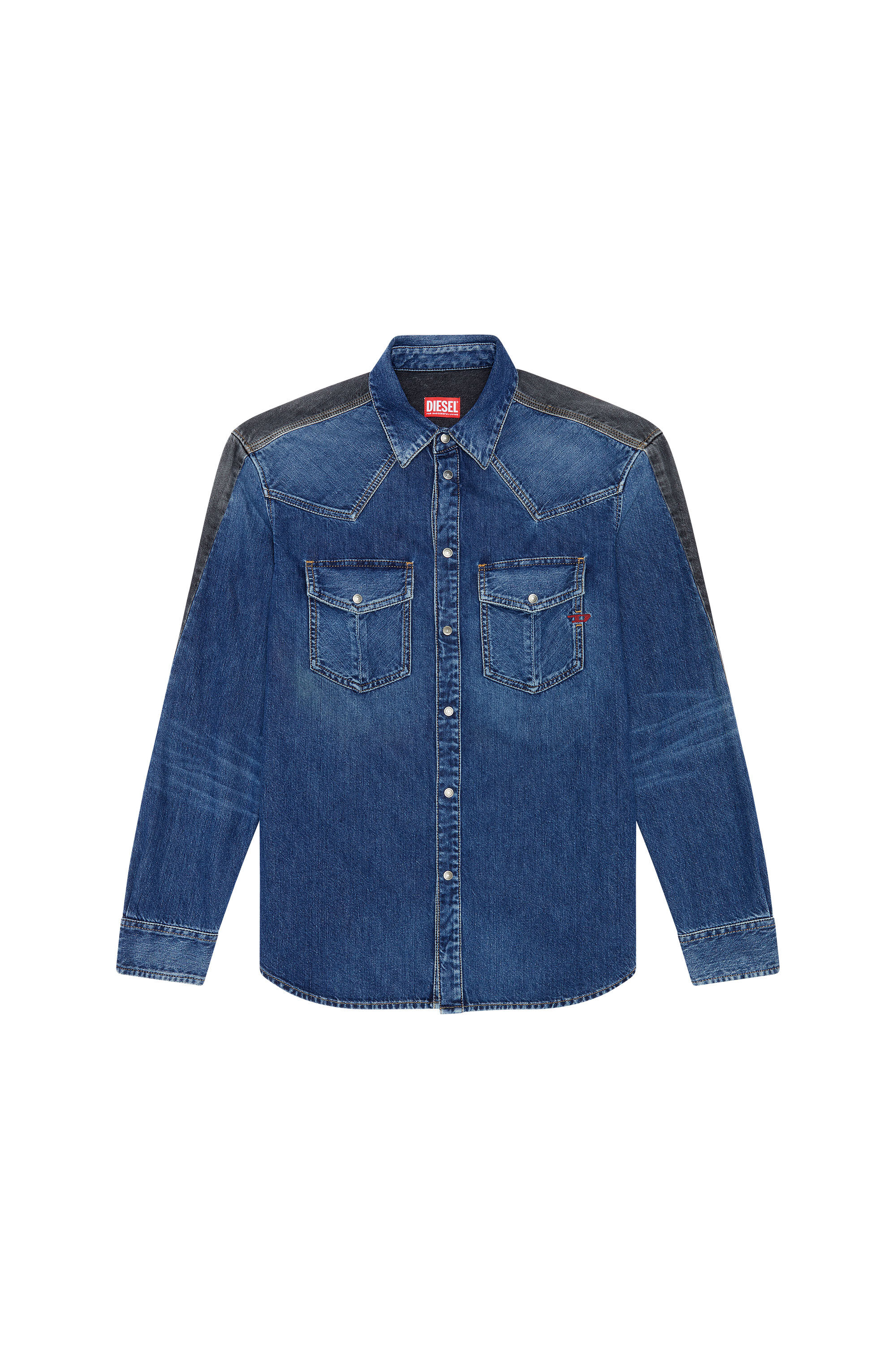 Diesel denim on sale shirt