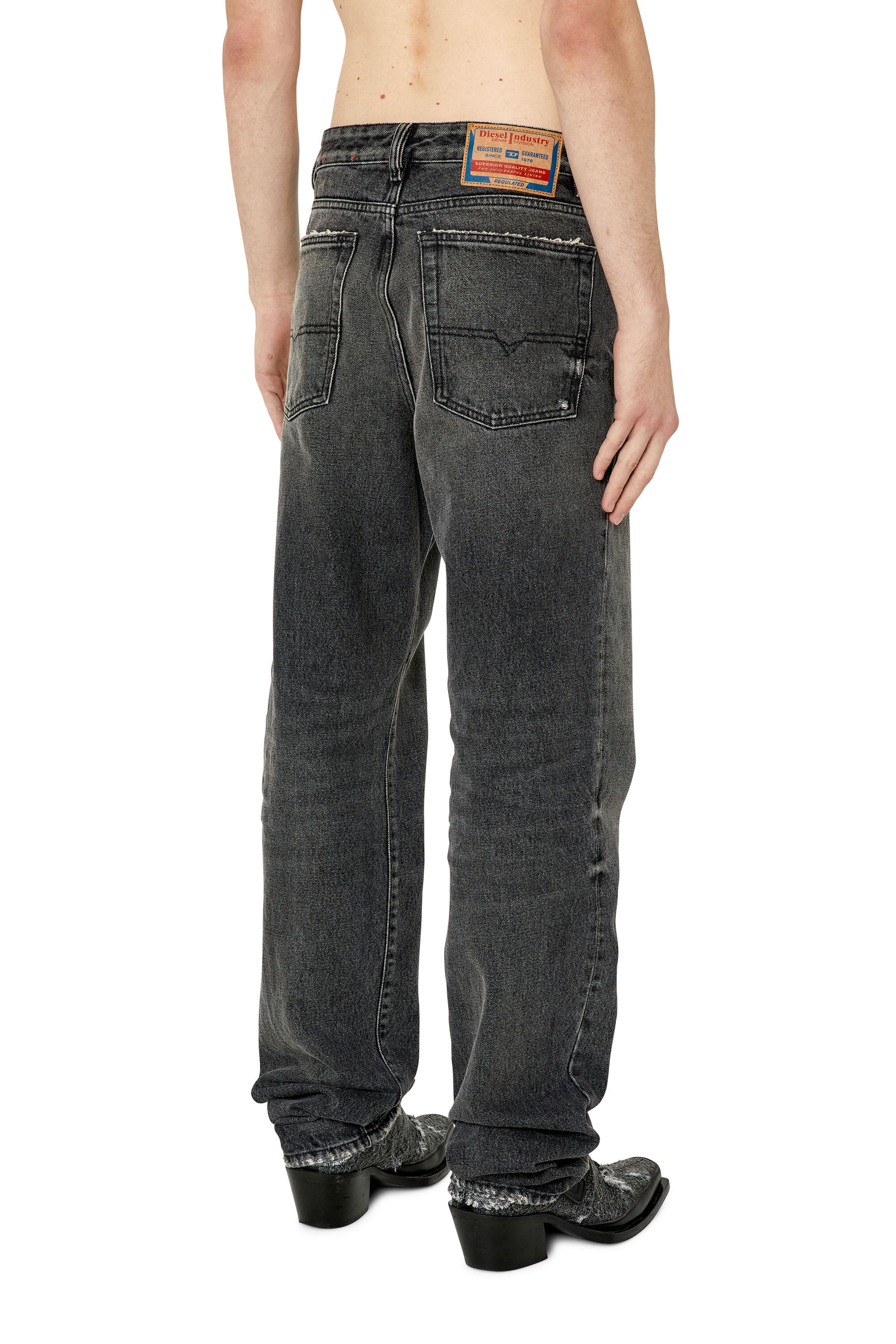 1955 D Rekiv Man straight Black Dark grey Jeans Diesel