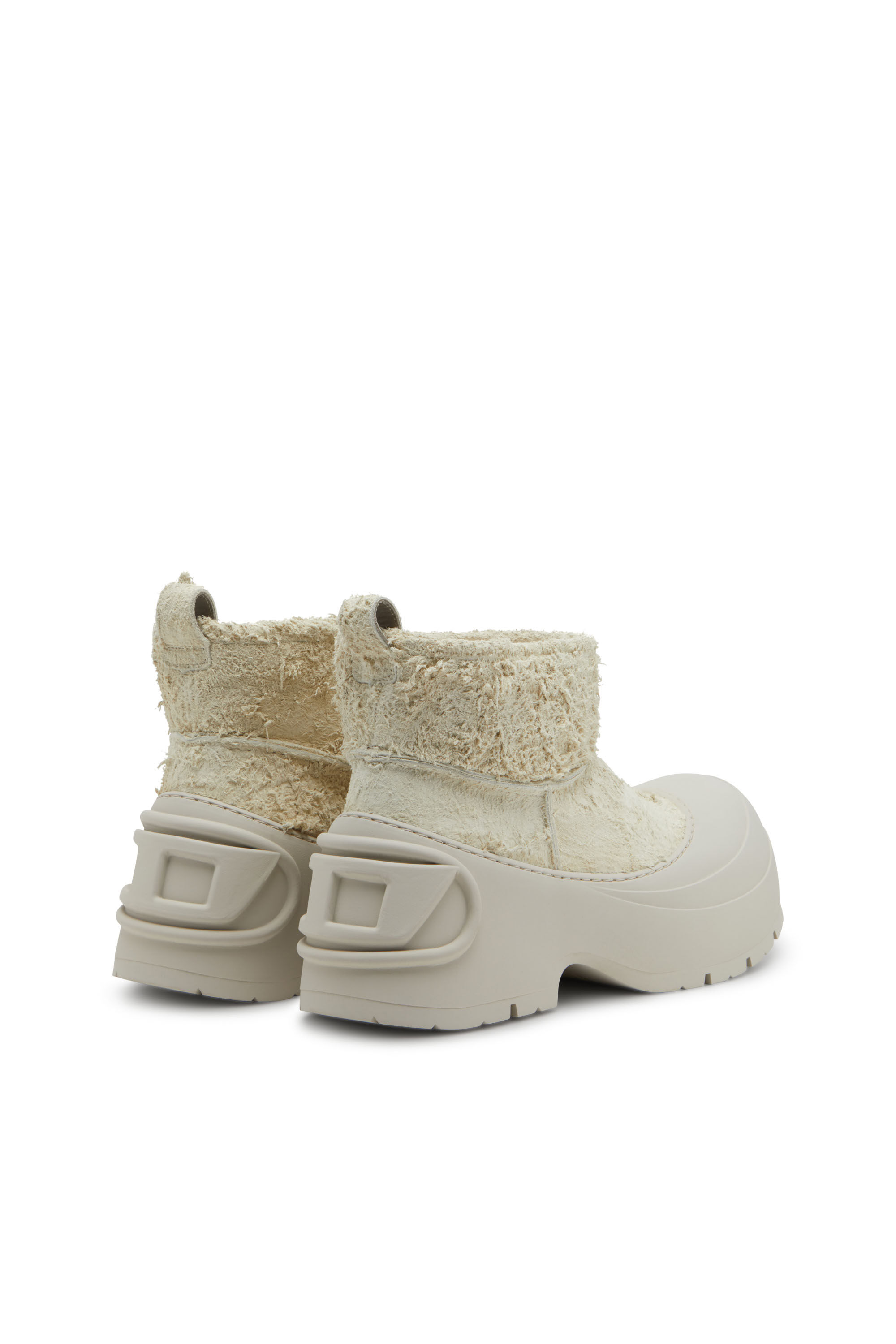 Diesel - D-DONALD MONTONE, Male's D-Donald-Chunky ankle boot with lug sole in White/Grey - 3