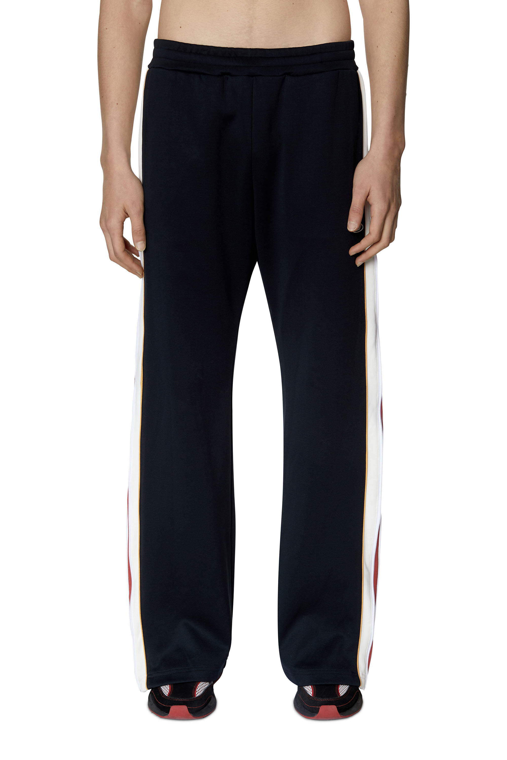 P-ZAMPOCK Man: Fashion Show sweatpants with side zips | Diesel