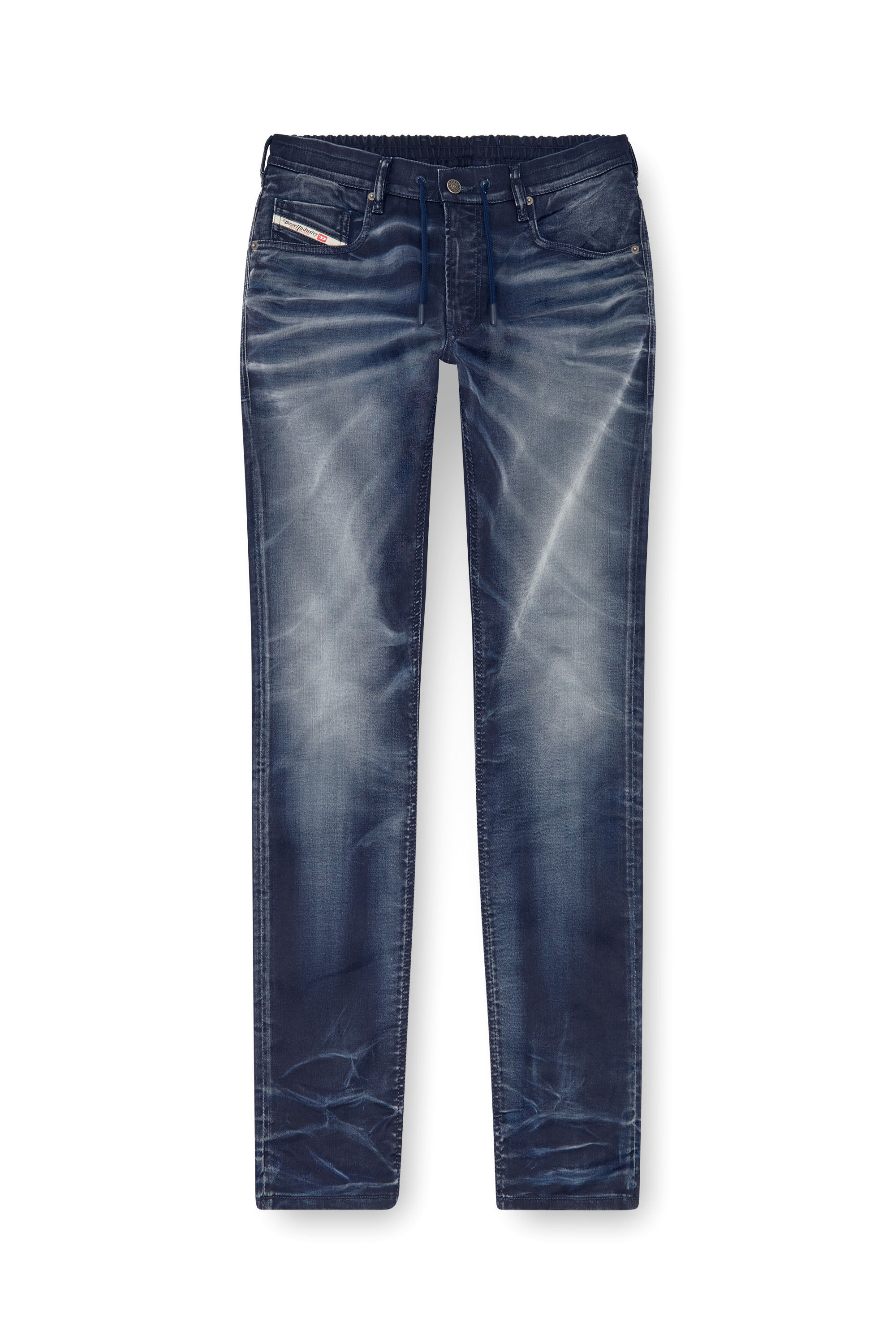 Diesel - Male Tapered 2030 D-Krooley Joggjeans® 068MD, Dark Blue - Image 2