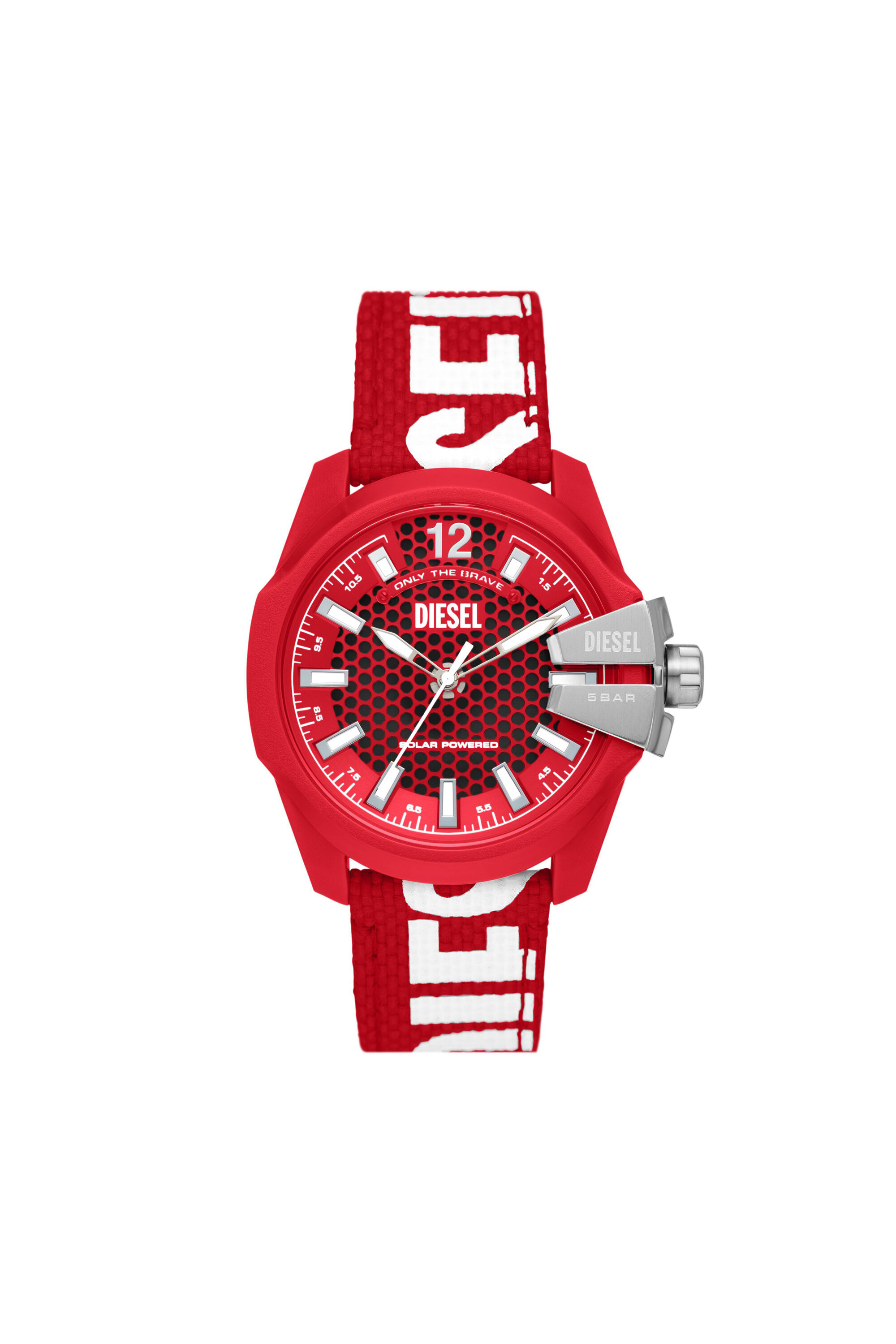 Men s Baby Chief Solar Red watch DZ4619 Diesel