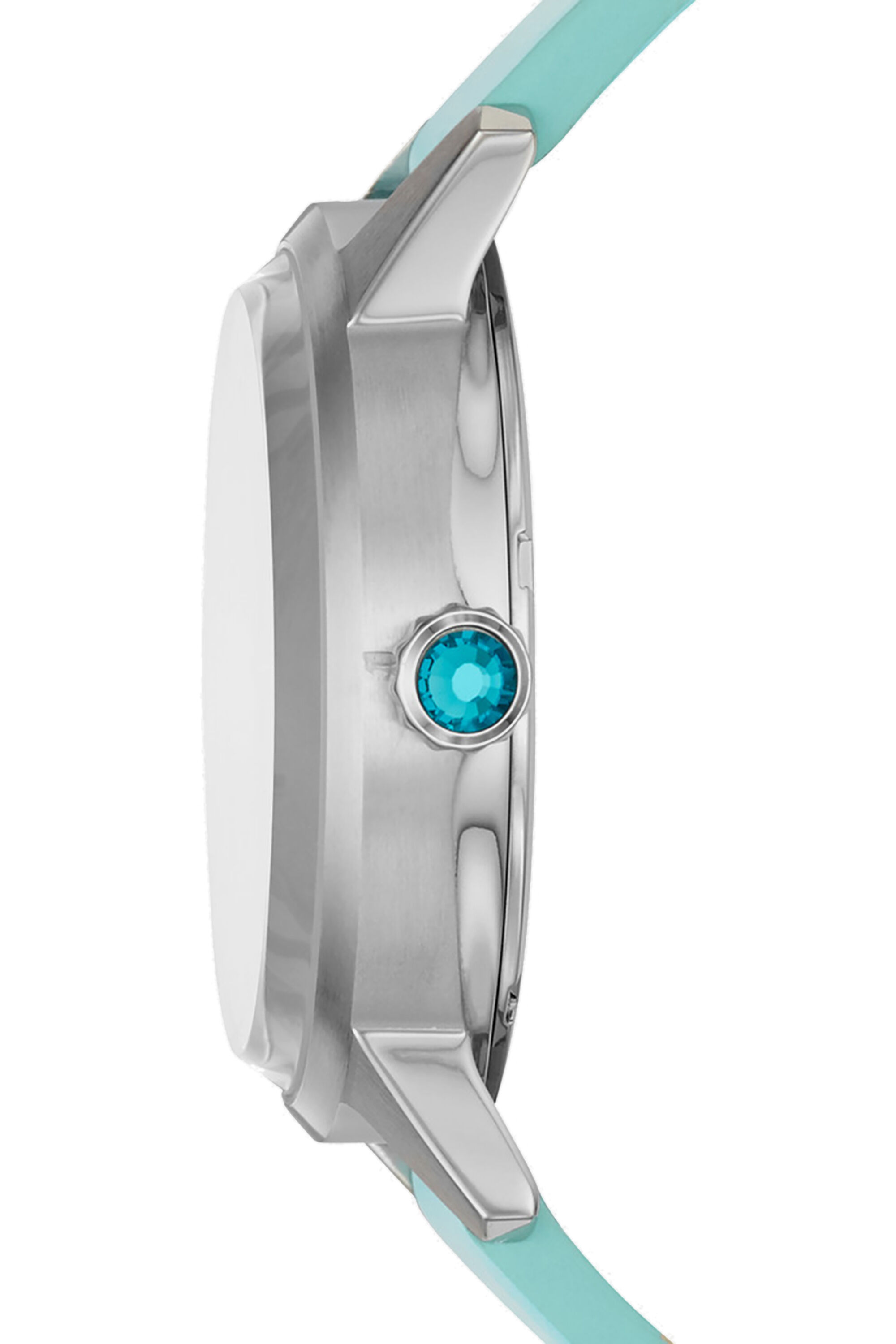 Diesel - DZ5564, Female's Castilla glittered watch with blue strap, 38 mm in Water Green - 2