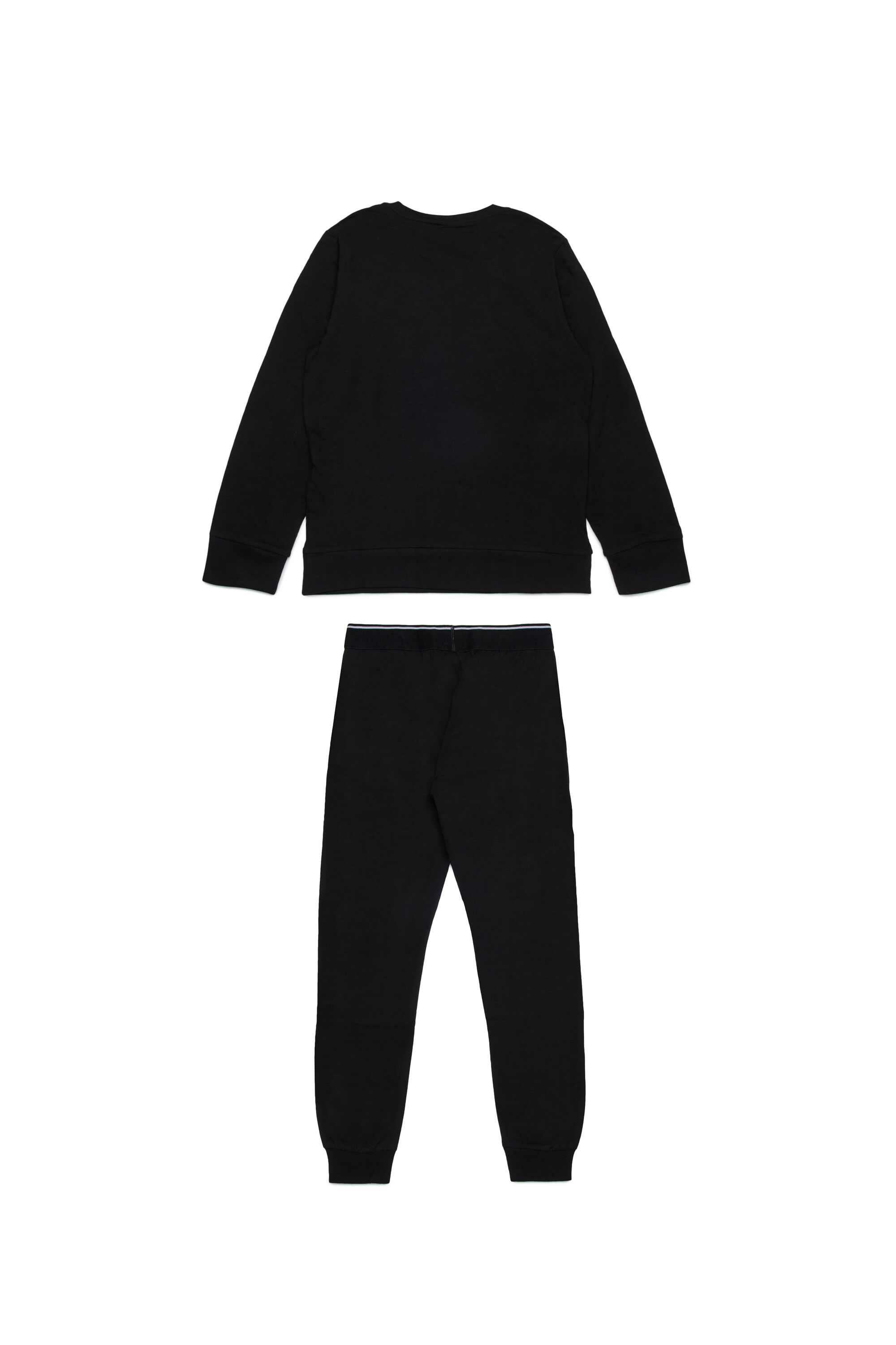 Diesel - UNPELIO, Male's Pyjama set with logo in Black - 2