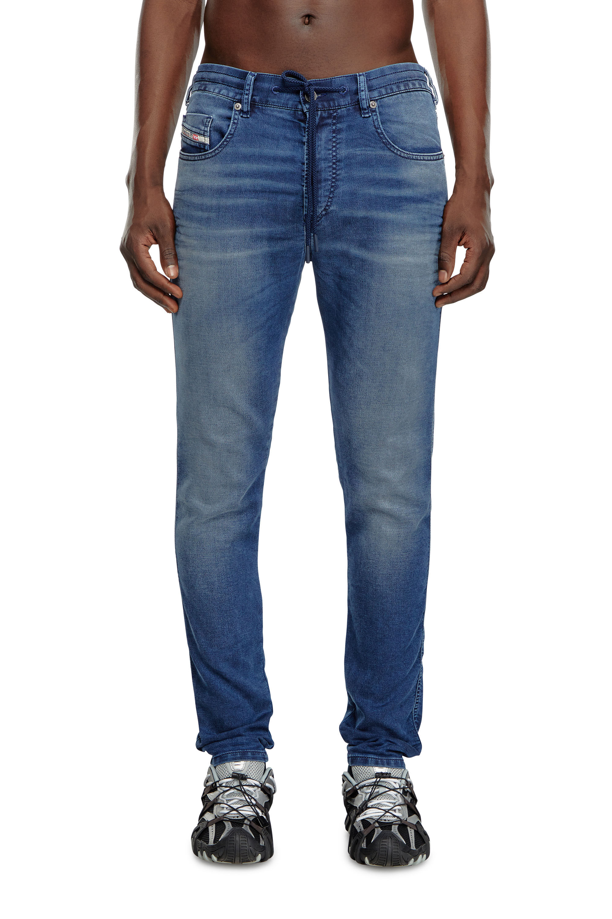 Diesel - Slim 2060 D-Strukt Joggjeans® 068LX Homme, Bleu Foncé - Image 3