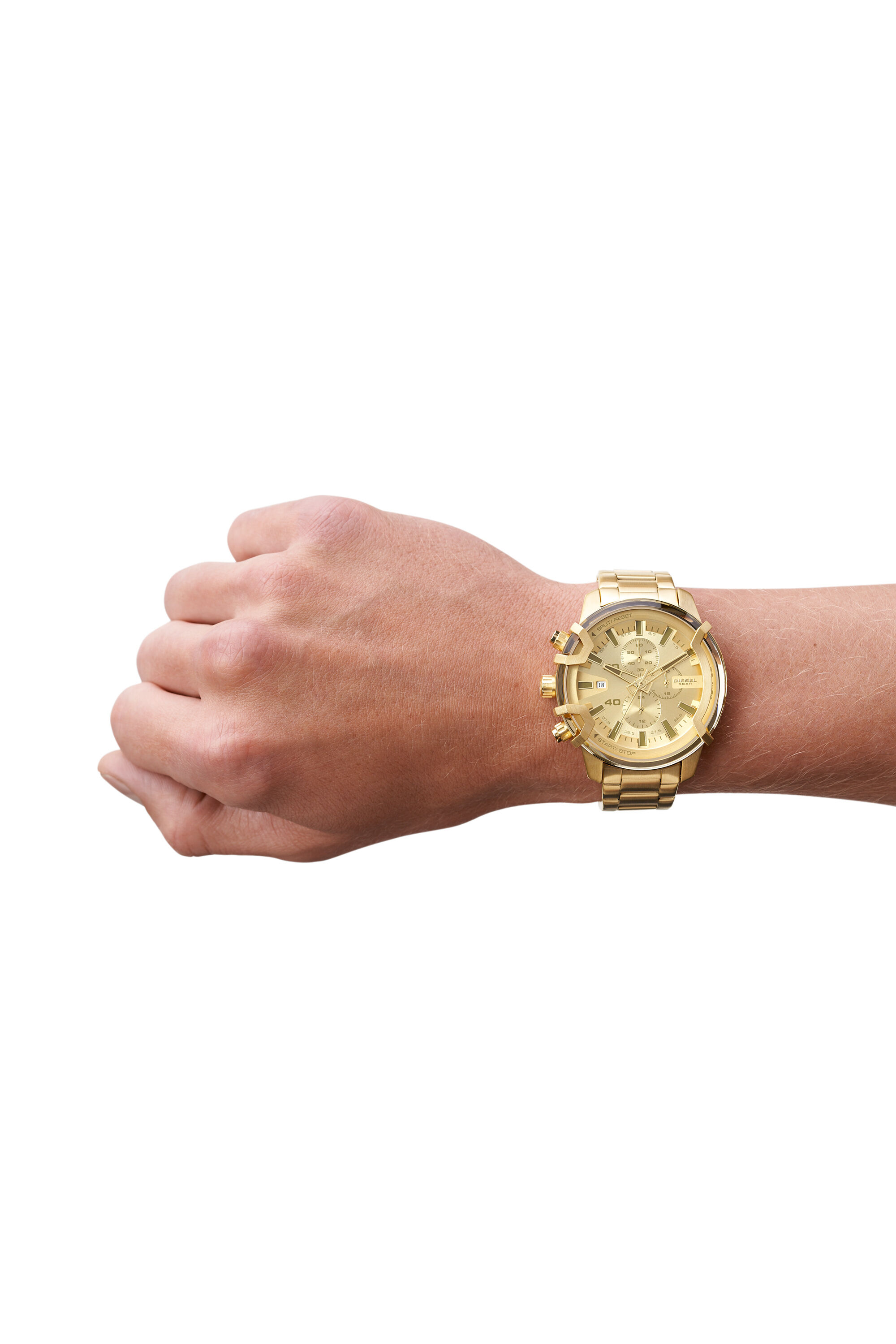 Diesel chronograph watch gold outlet