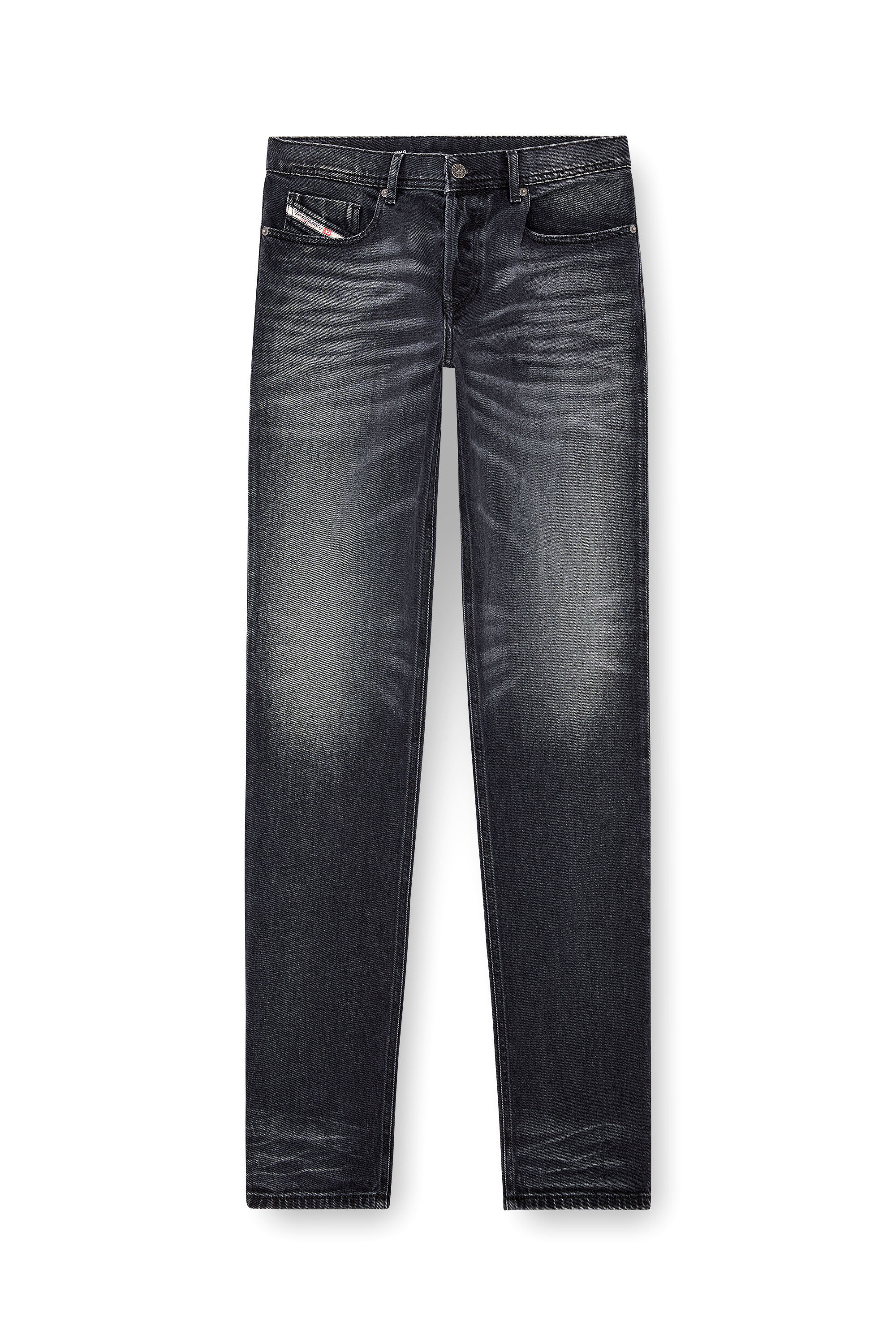 Diesel - Male Tapered Jeans 2023 D-Finitive 09J65, Black/Dark Grey - Image 2