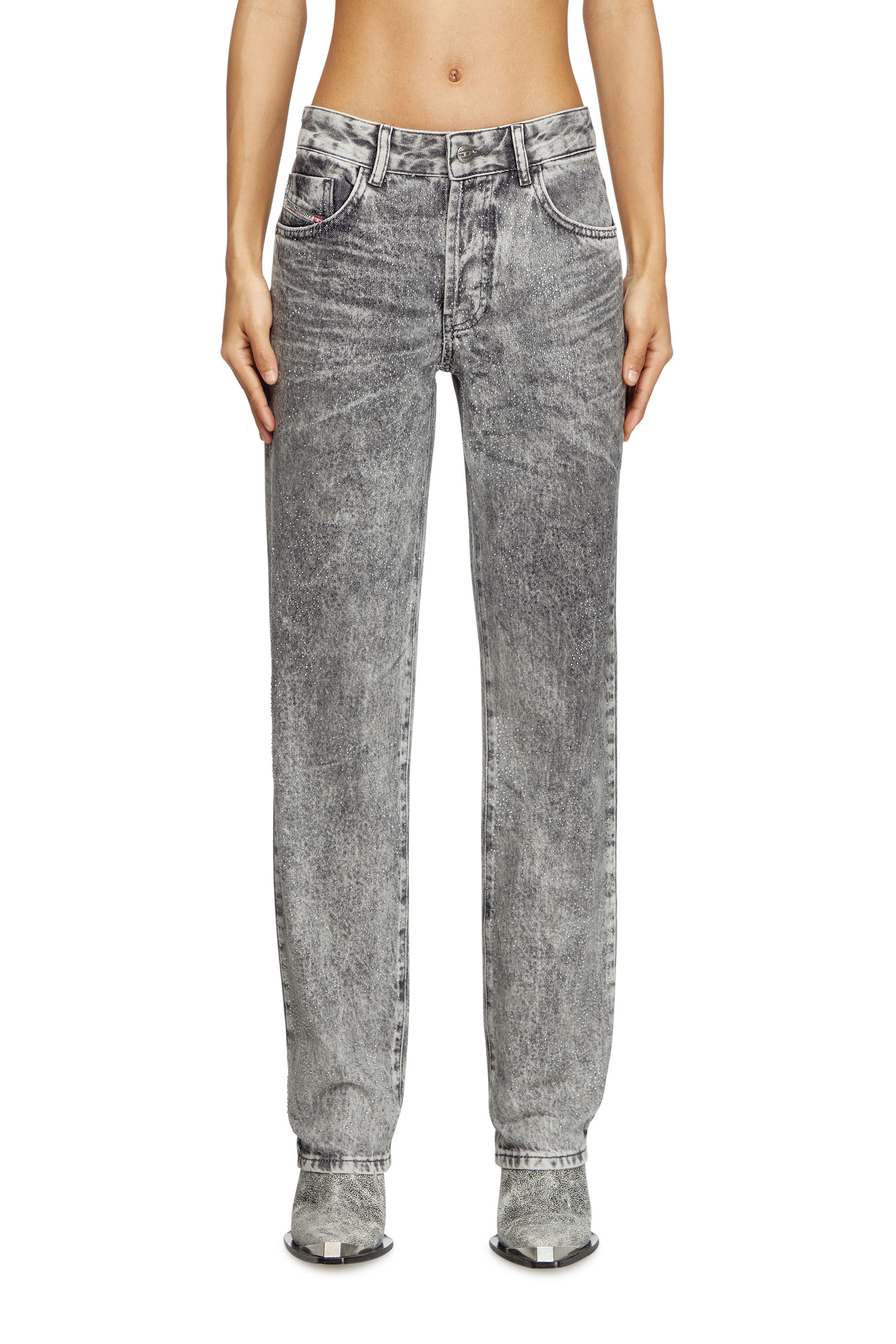 Diesel - Female's Regular Jeans 1989 D-Mine 0ABCS, Light Grey - 3