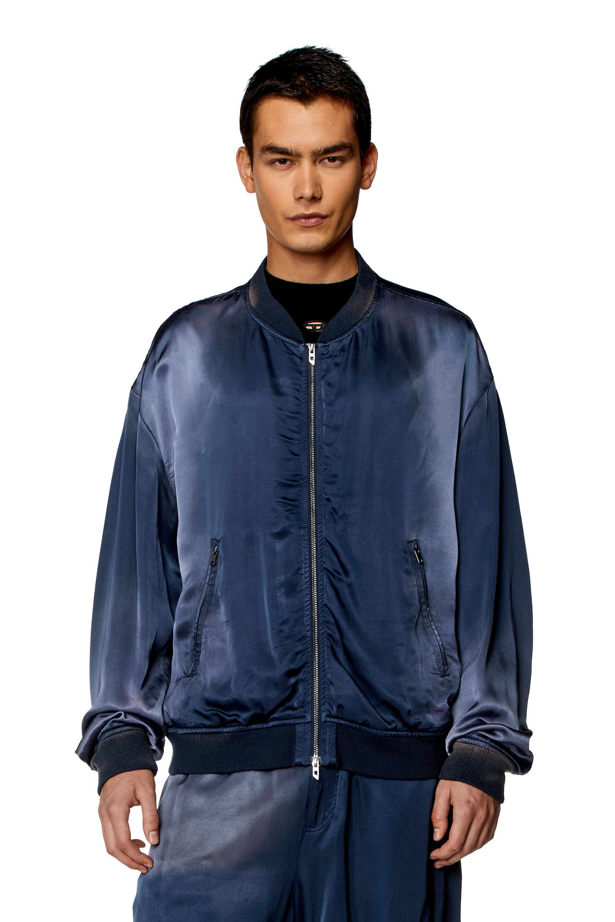 Men s Satin bomber jacket with faded effect J MARTEX Diesel