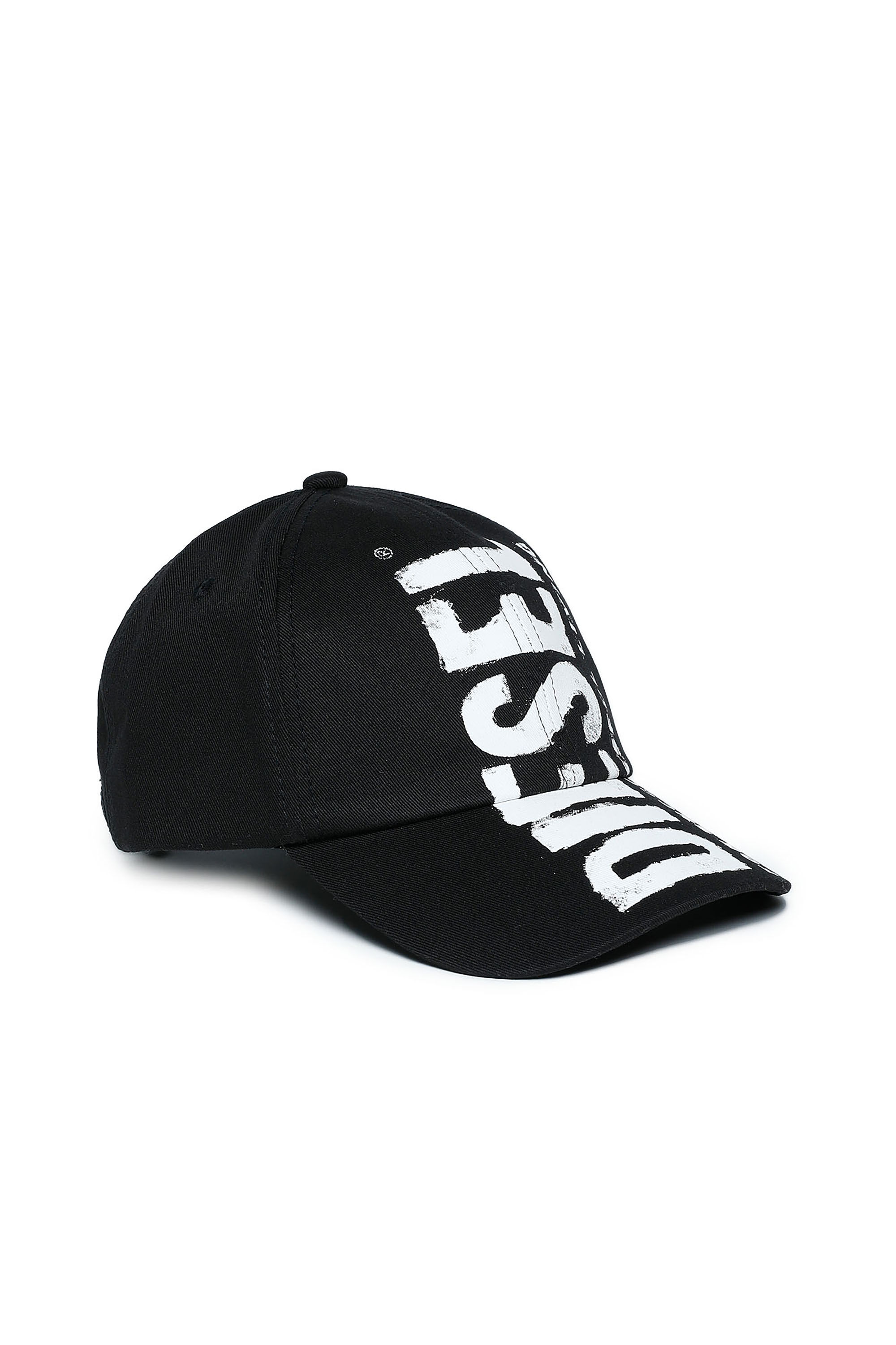 Diesel - FCEWANX, Unisex's Baseball cap with bleeding Diesel logo in Black - 1